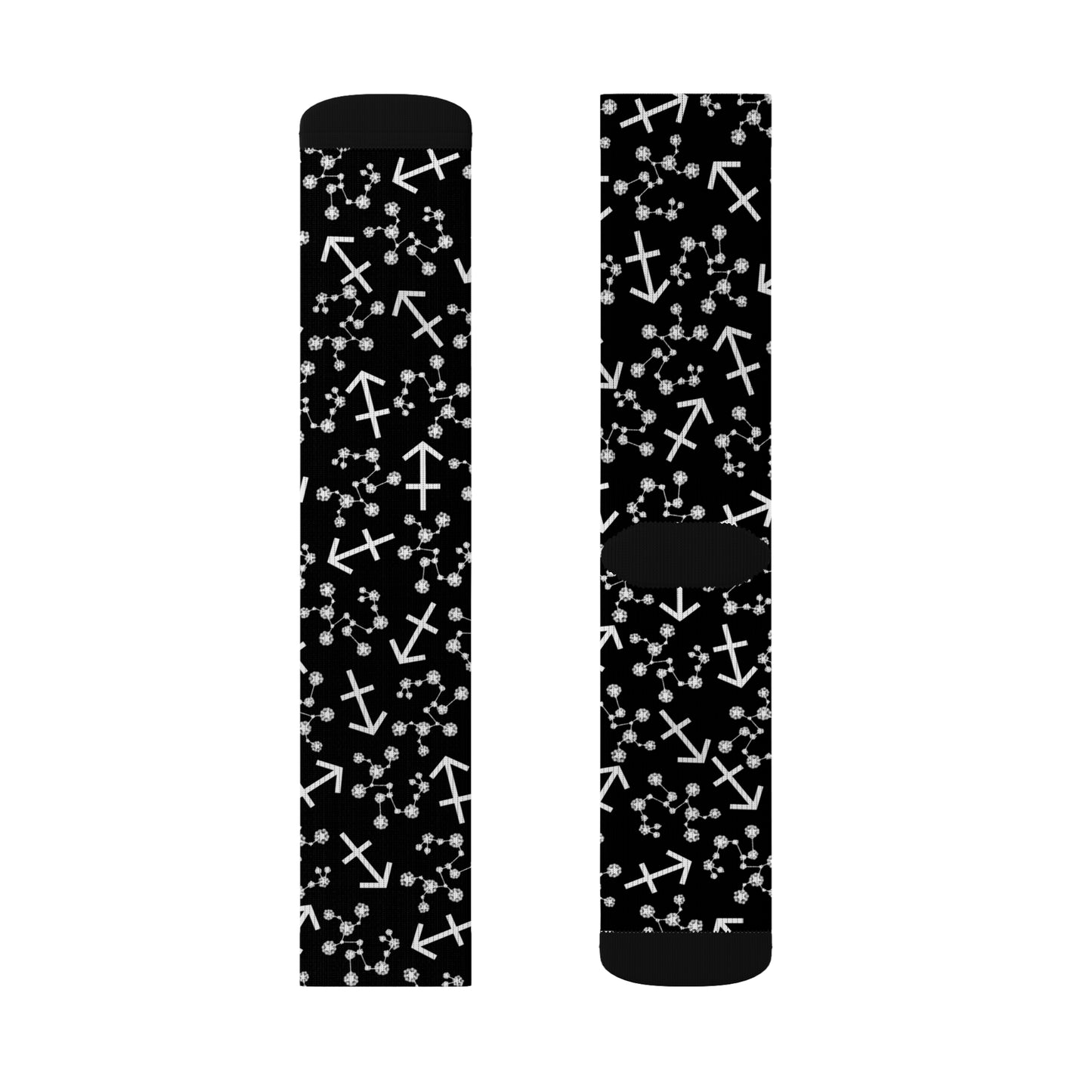 Zodiac Sublimation Socks Sagittarius Zodiac sign