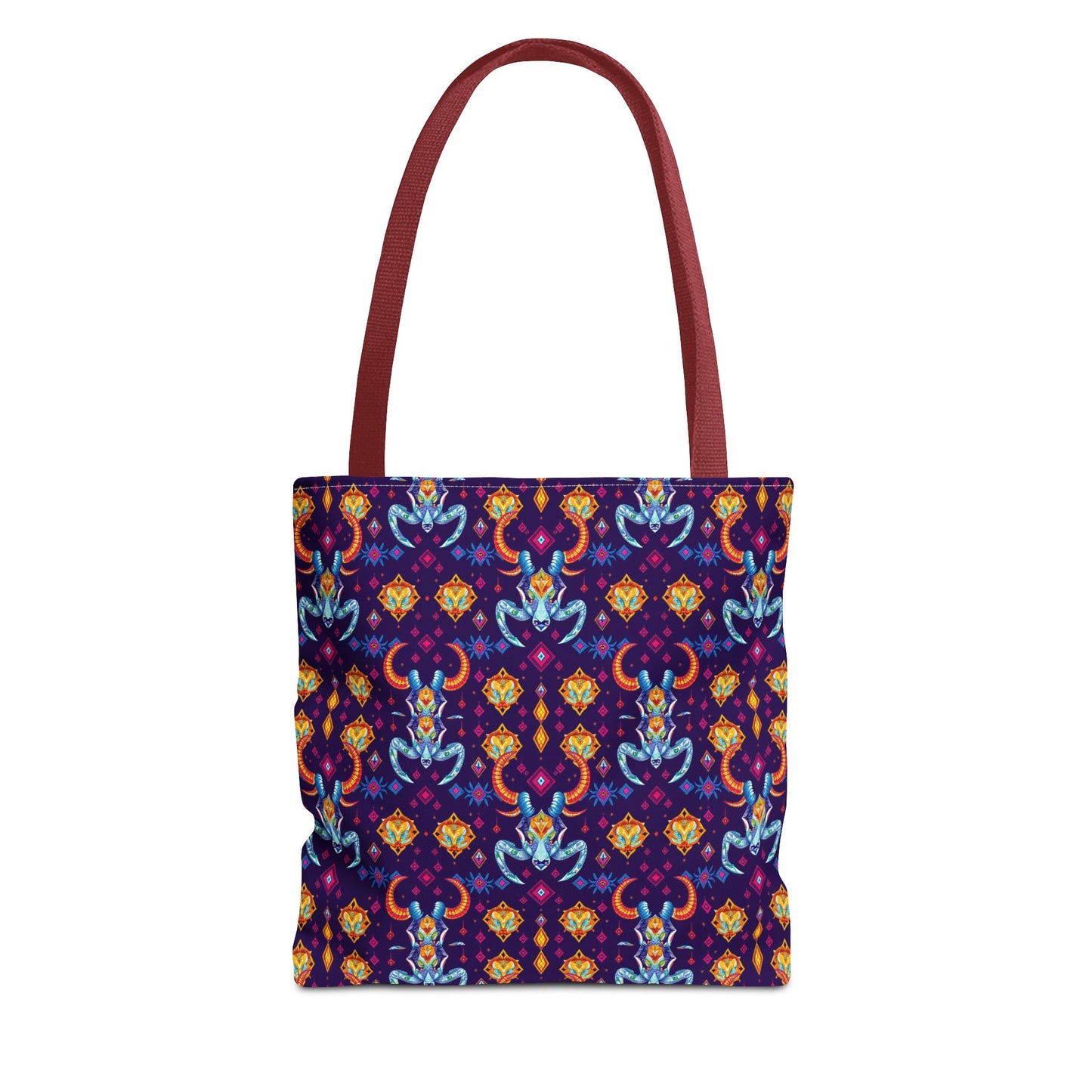 Tote Bag (AOP), Taurus, Zodiac, Jewel Pattern