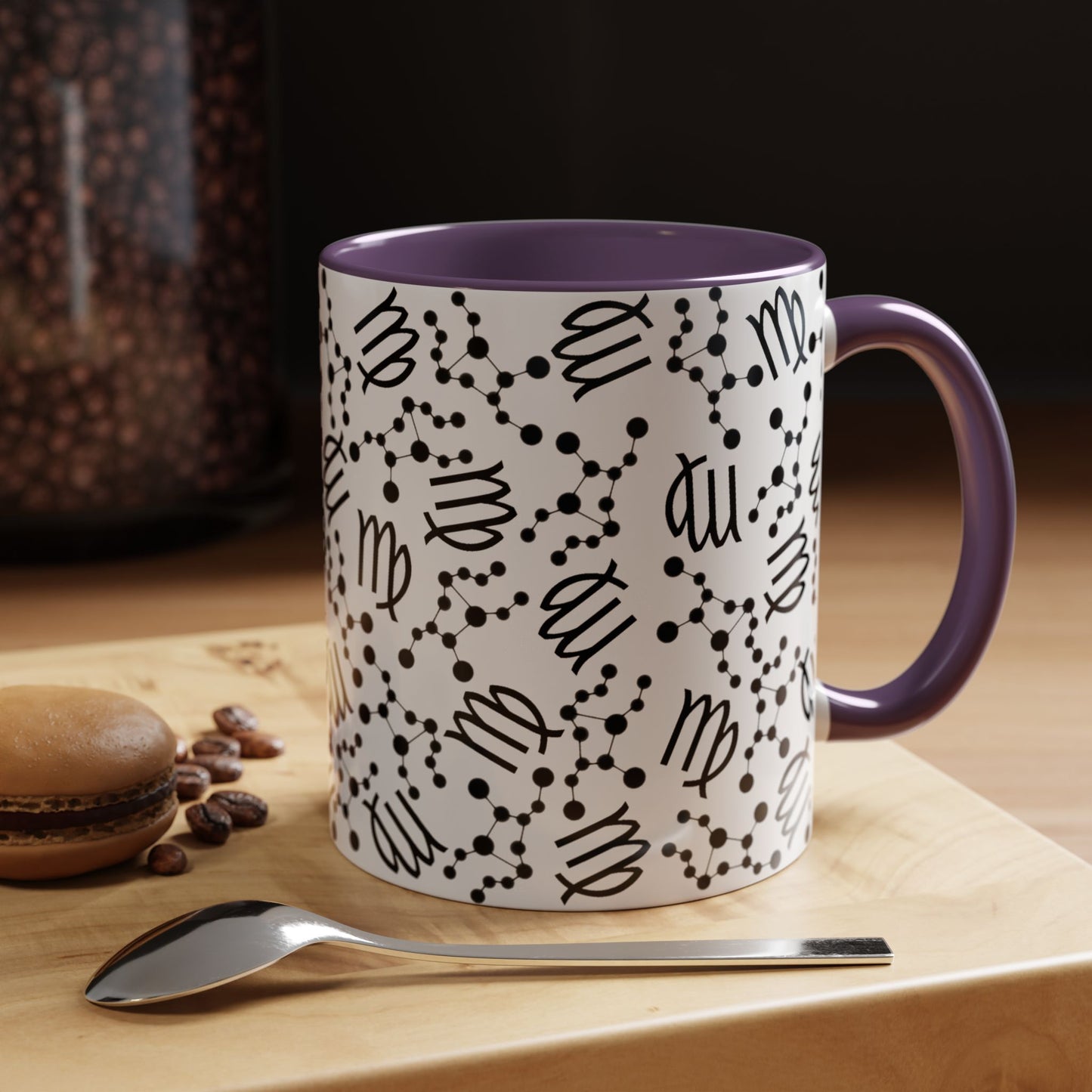 Accent Coffee Mug with the Virgo sign (11, 15oz)