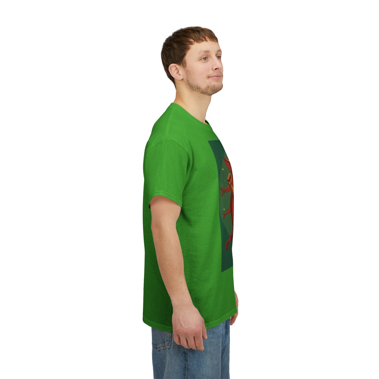 Unisex Heavy Cotton T-Shirt, Aries God, Zodiac Design