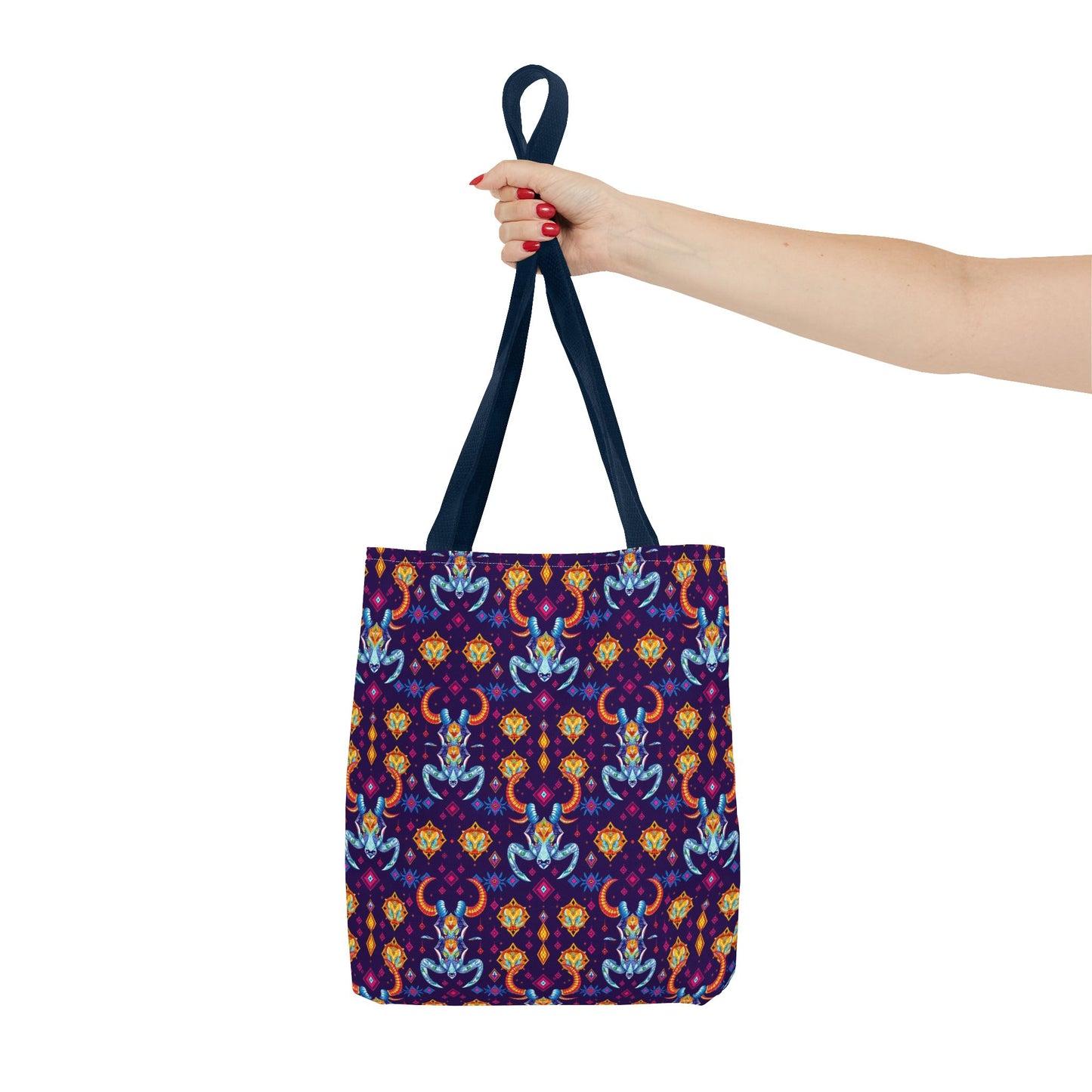 Tote Bag (AOP), Taurus, Zodiac, Jewel Pattern
