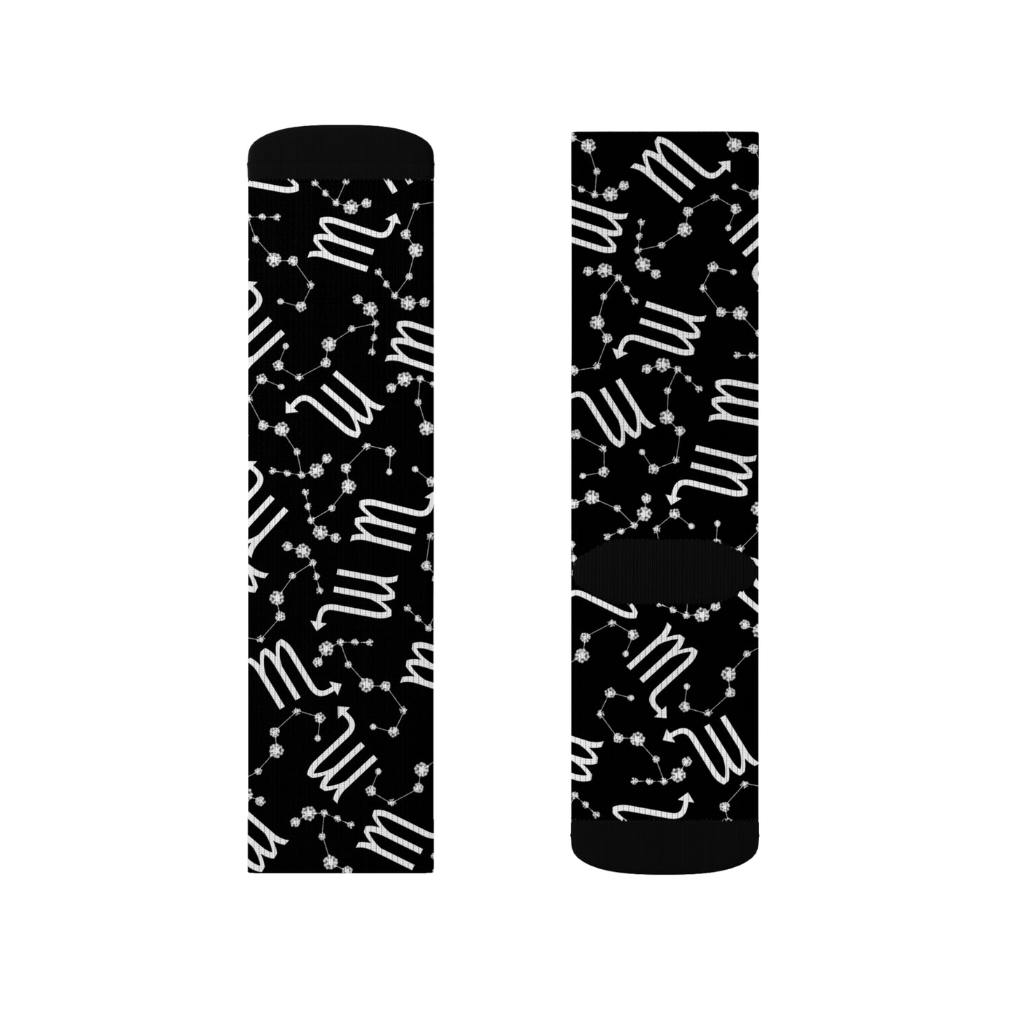 Zodiac Sublimation Socks Scorpio Zodiac sign