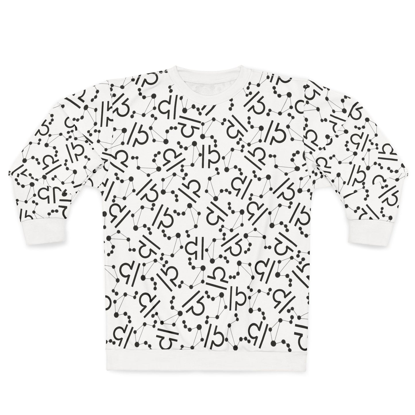 Zodiac AOP Unisex Sweatshirt Libra Zodiac Sign
