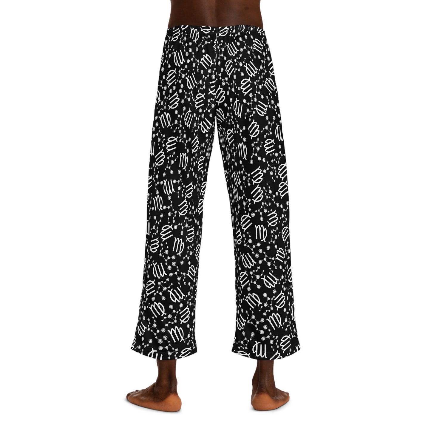 Men's Zodiac Pajama Pants (AOP) Virgo Zodiac Sign