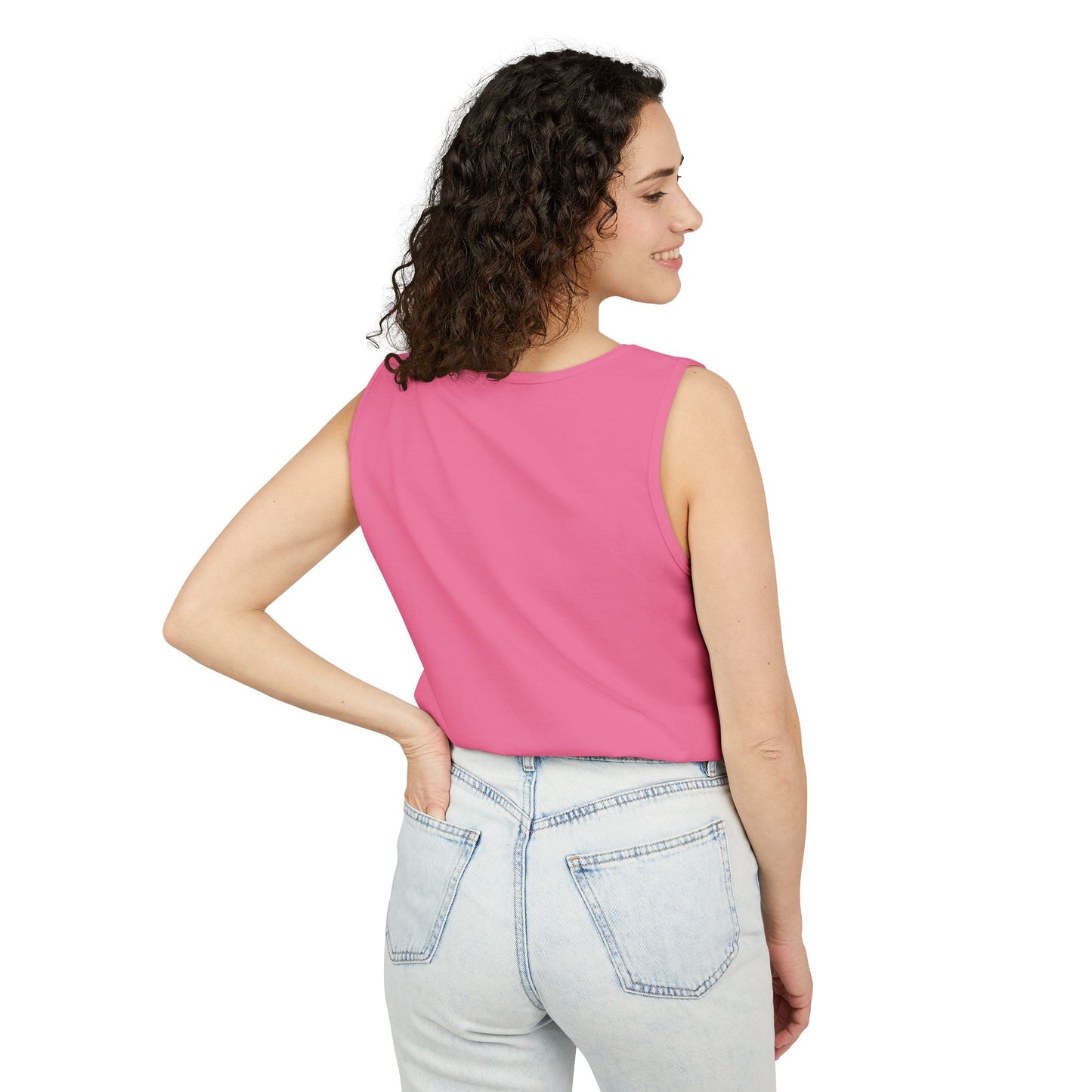 Unisex Garment-Dyed, Tank Top, Taurus Design, Planet Animal, 100% US cotton