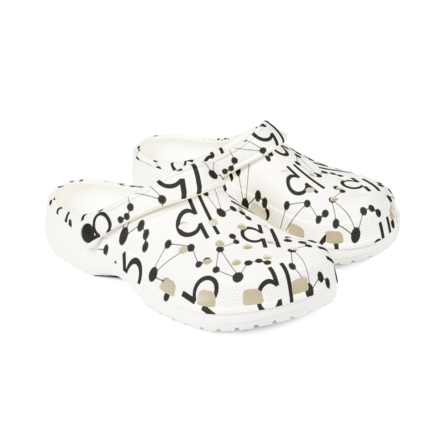 EVA Foam Rubber Shoes (AOP), Material 100% EVA, Libra Zodiac Design