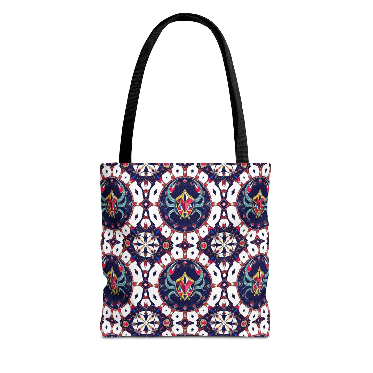 Tote Bag (AOP), Scorpio, Zodiac v1, Jewel Pattern
