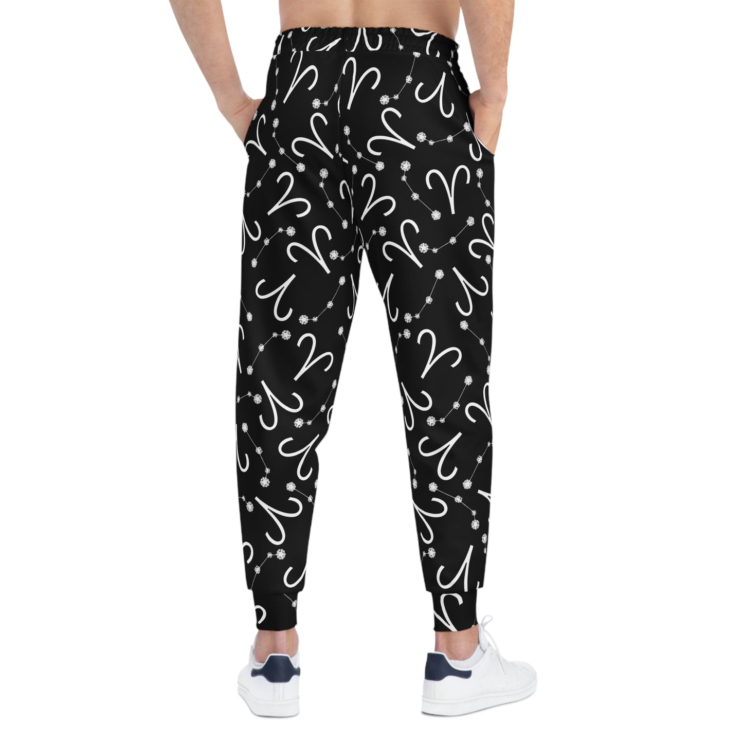 Athletic Joggers Aries Zodiac sign (AOP)