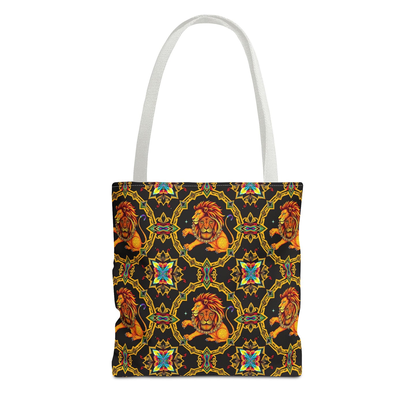 Tote Bag (AOP), Leo, Zodiac, Jewel Pattern