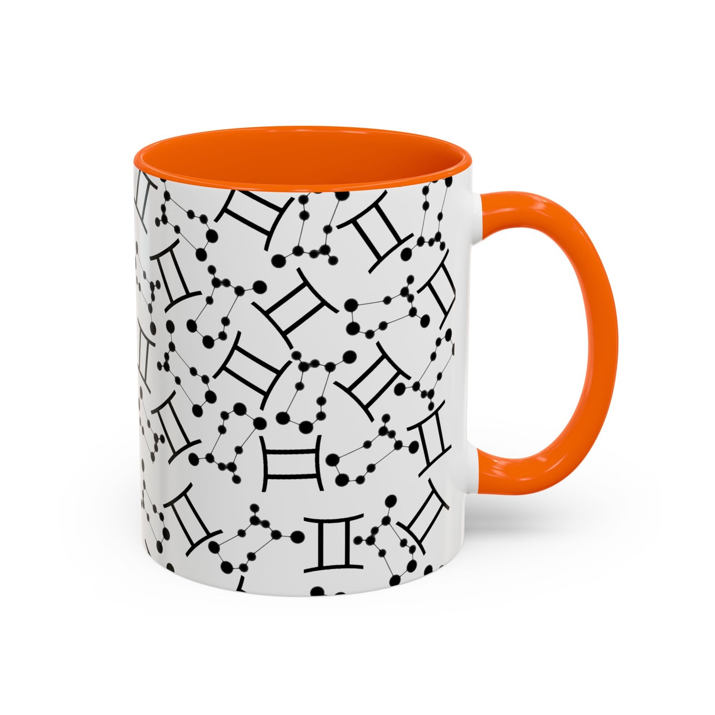 Accent Coffee Mug with the Gemini sign (11, 15oz)