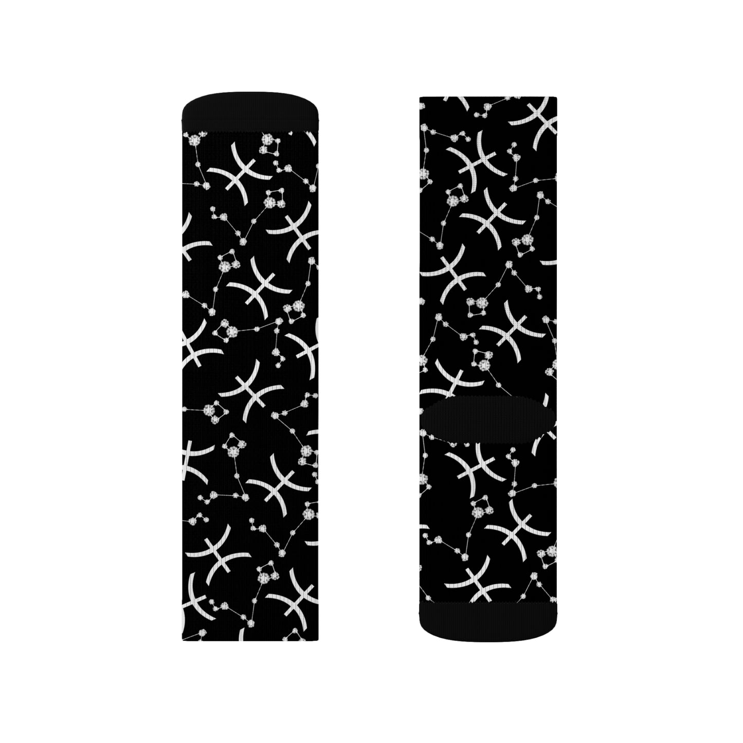 Zodiac Sublimation Socks Pisces Zodiac sign