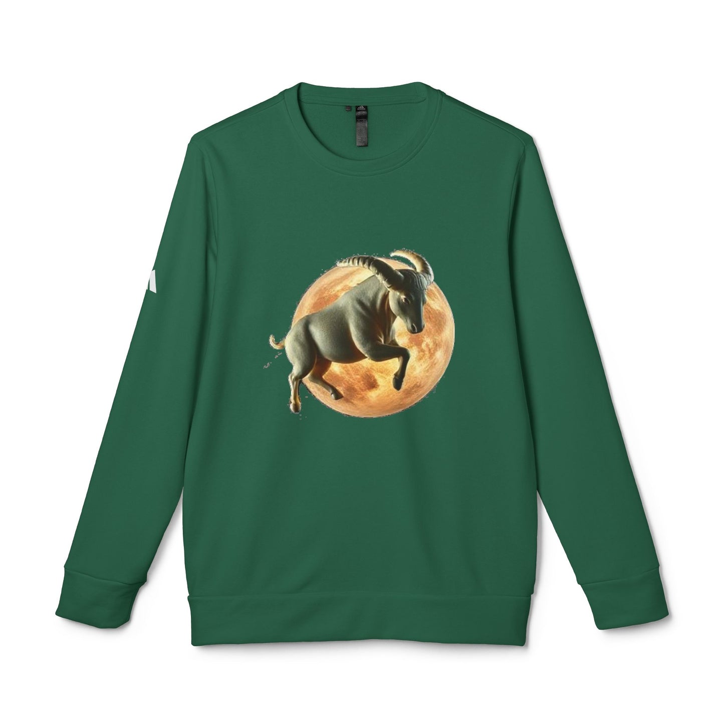 Adidas, Unisex Fleece Crewneck Sweatshirt, Taurus, Planet Animal, Zodiac