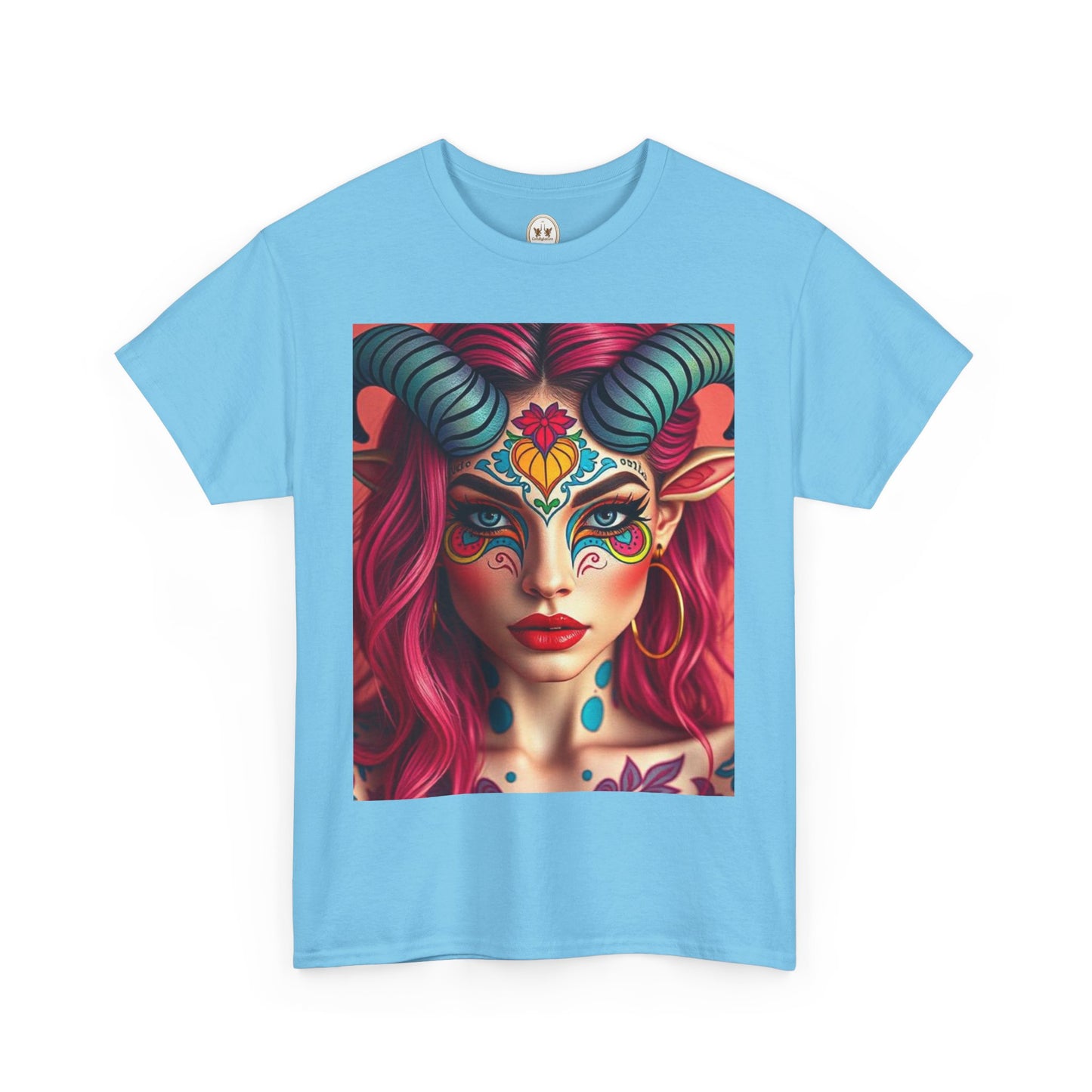Unisex Heavy Cotton T-Shirt, Taurus, Zodiac, Sexy Art