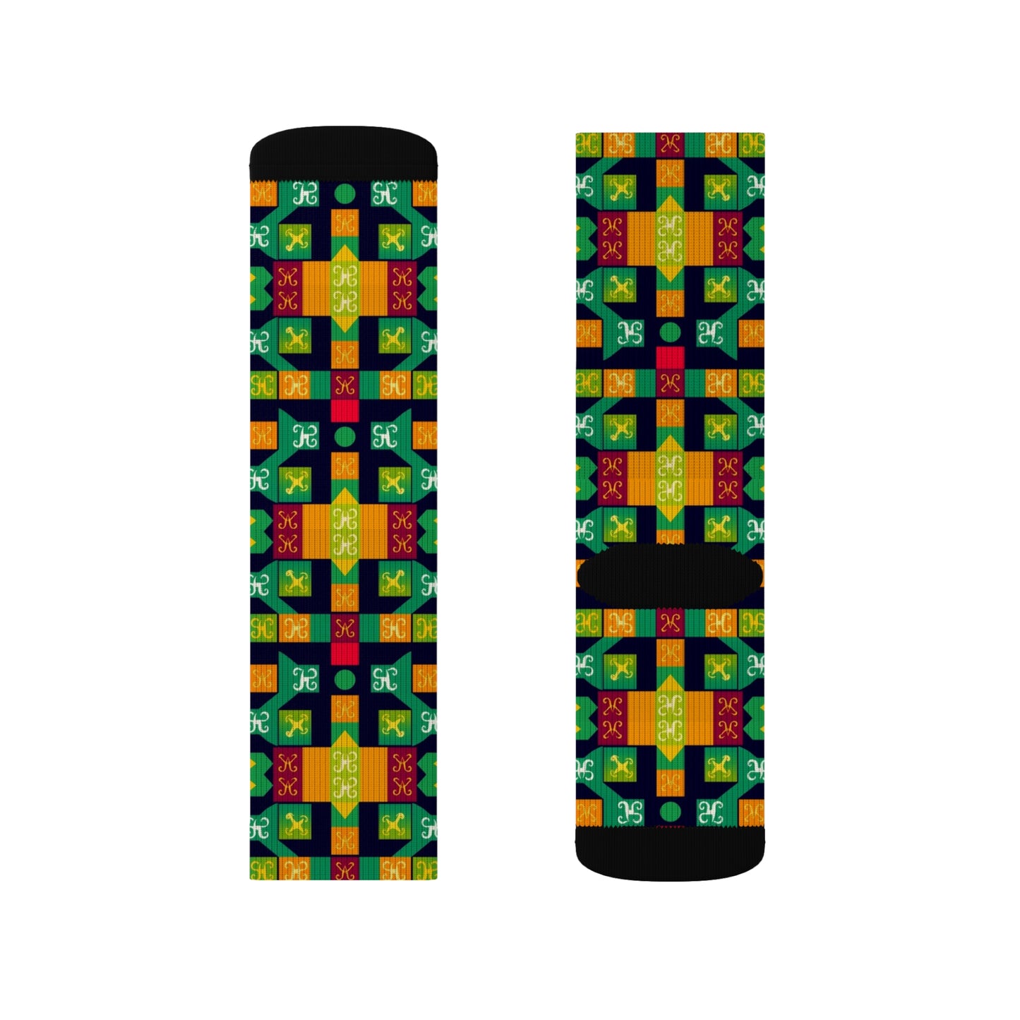 Sublimation Socks, Virgo, Zodiac v2, Shapes Pattern