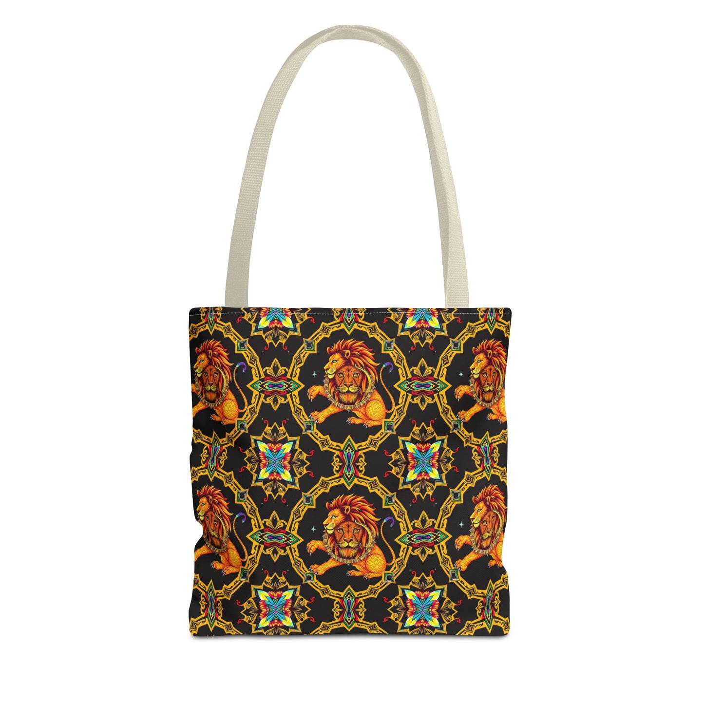 Tote Bag (AOP), Leo, Zodiac, Jewel Pattern