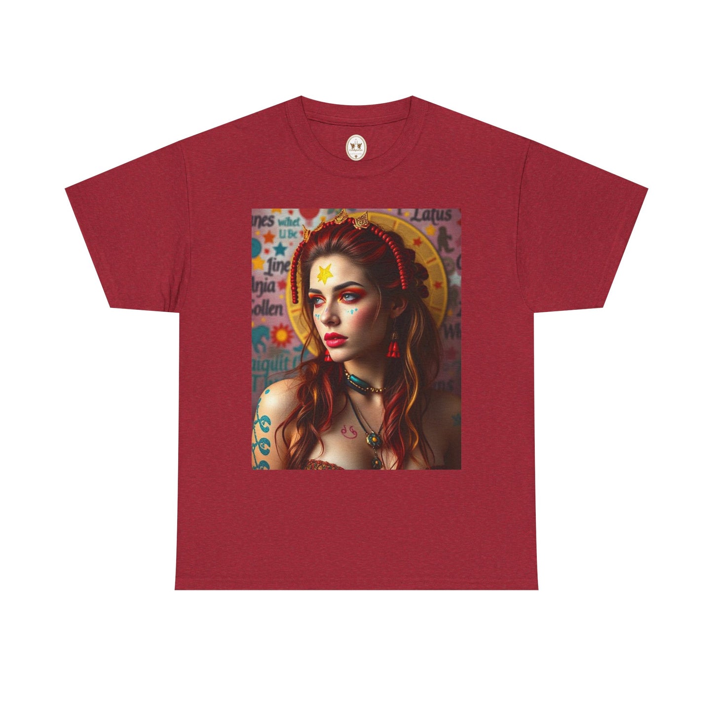 Unisex Heavy Cotton T-Shirt, Sagittarius, Zodiac, Sexy Art