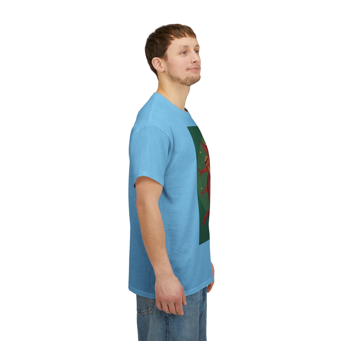 Unisex Heavy Cotton T-Shirt, Aries God, Zodiac Design
