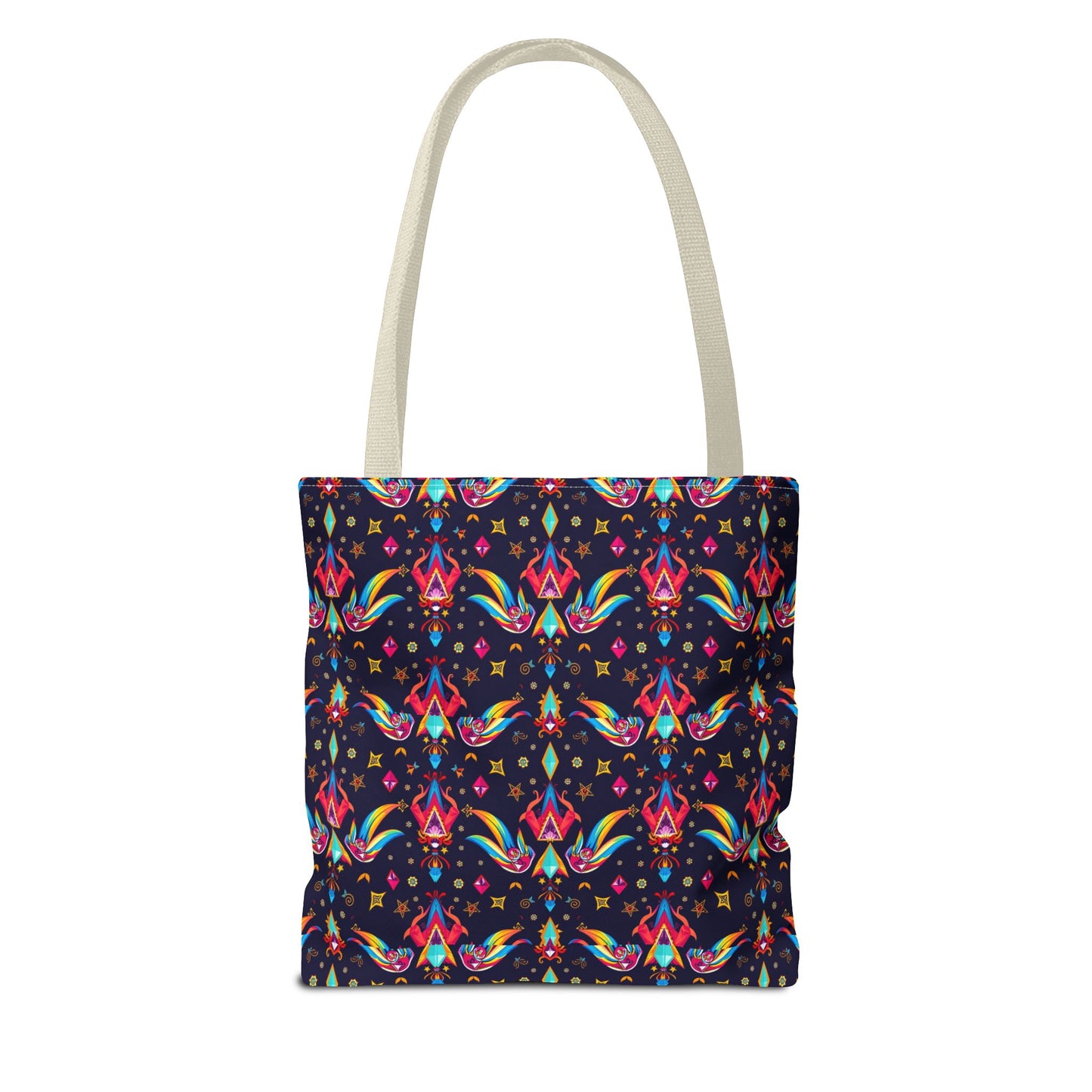 Tote Bag (AOP), Virgo, Zodiac v1, Jewel Pattern