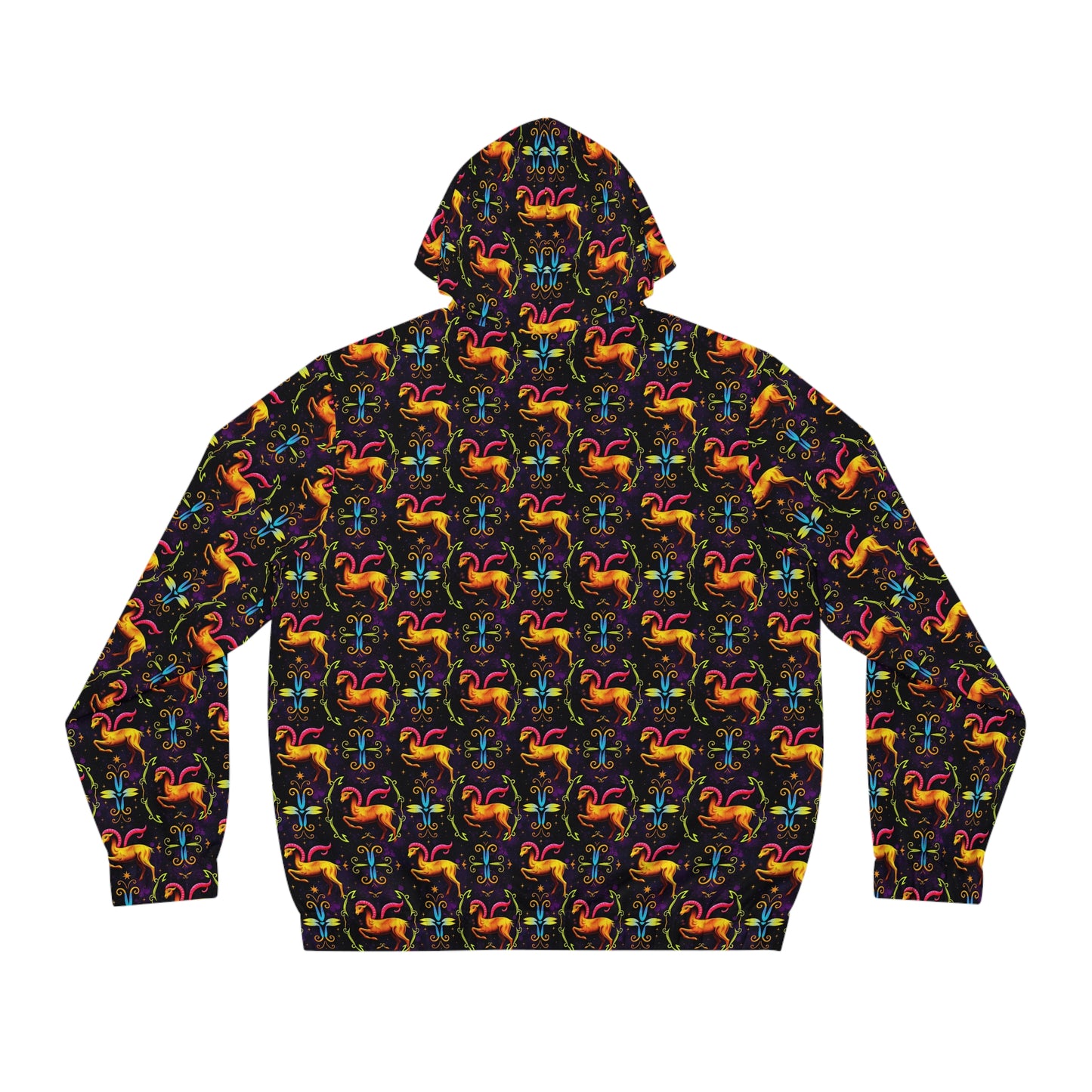 Full-Zip Hoodie (AOP), Aries, Zodiac, Pattern
