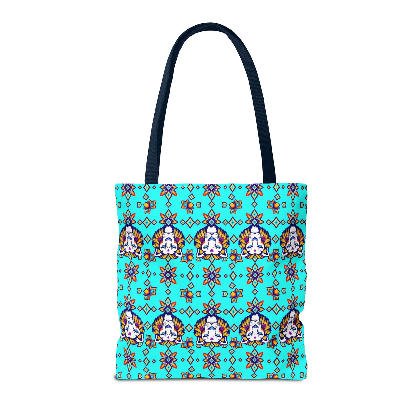 Tote Bag (AOP), Leo, Zodiac v1, Jewel Pattern