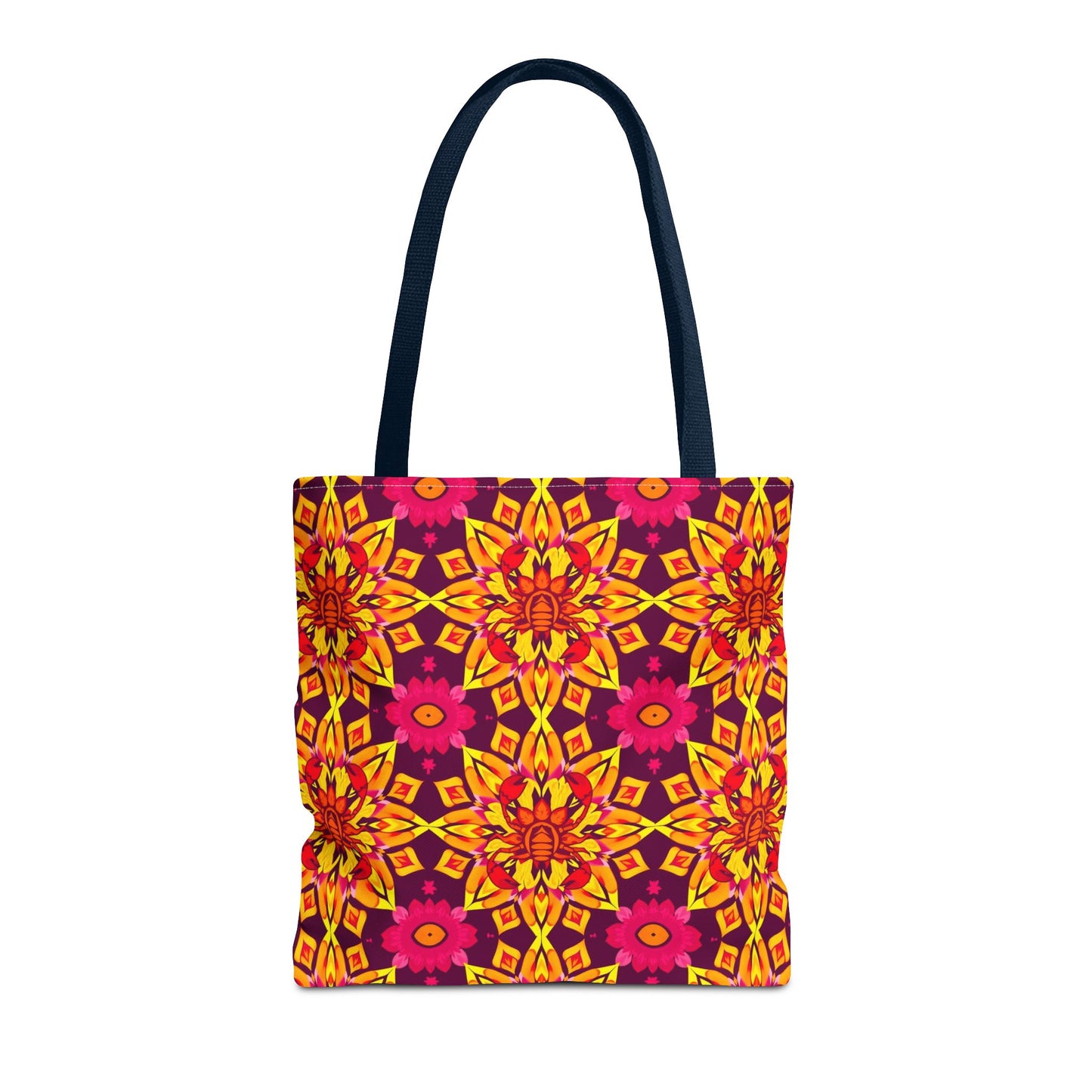 Tote Bag (AOP), Scorpio, Zodiac, Flower Pattern