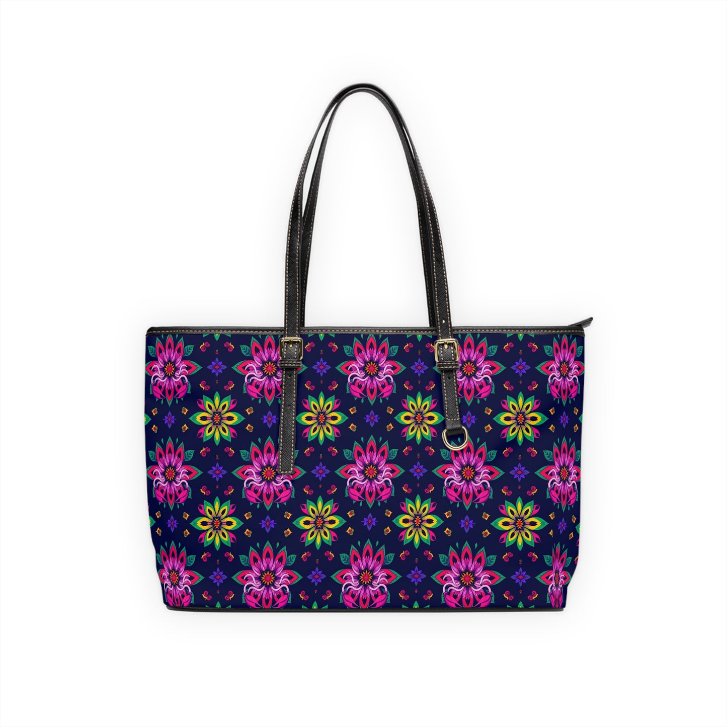 Leather Shoulder Bag, Scorpio, Zodiac, Flower Pattern