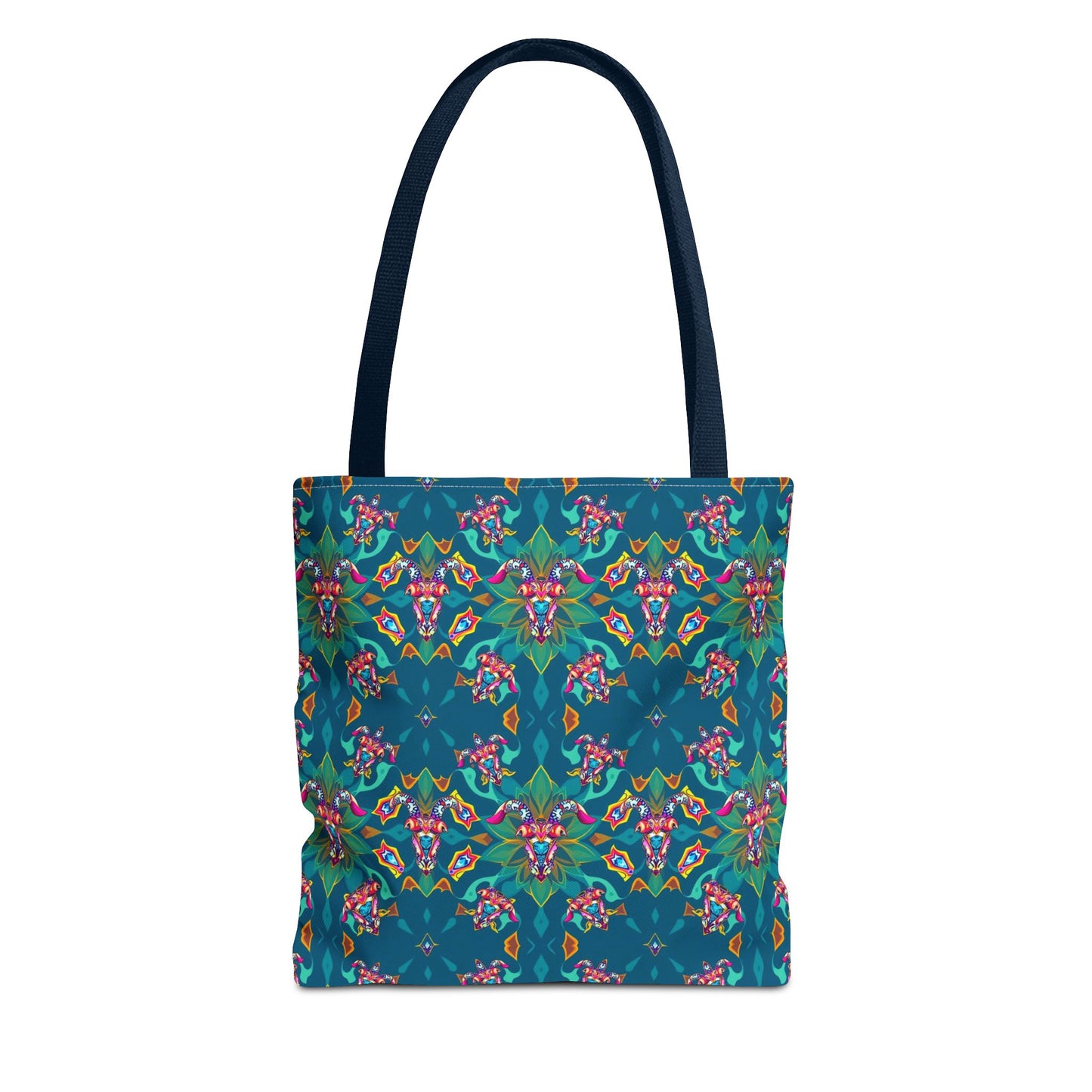 Tote Bag (AOP), Taurus, Zodiac v1, Jewel Pattern