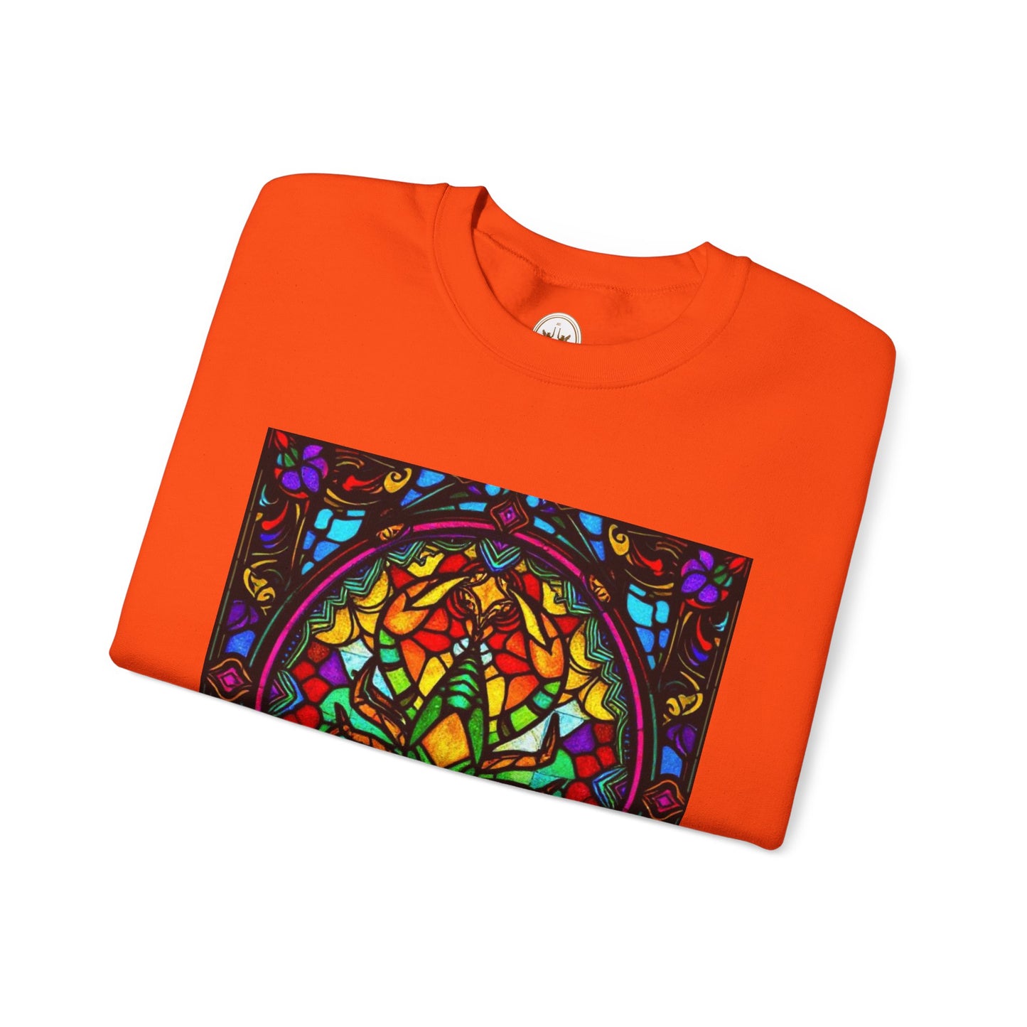Unisex Heavy Blend™ Crewneck Sweatshirt, Glass 1, Scorpio Zodiac Design