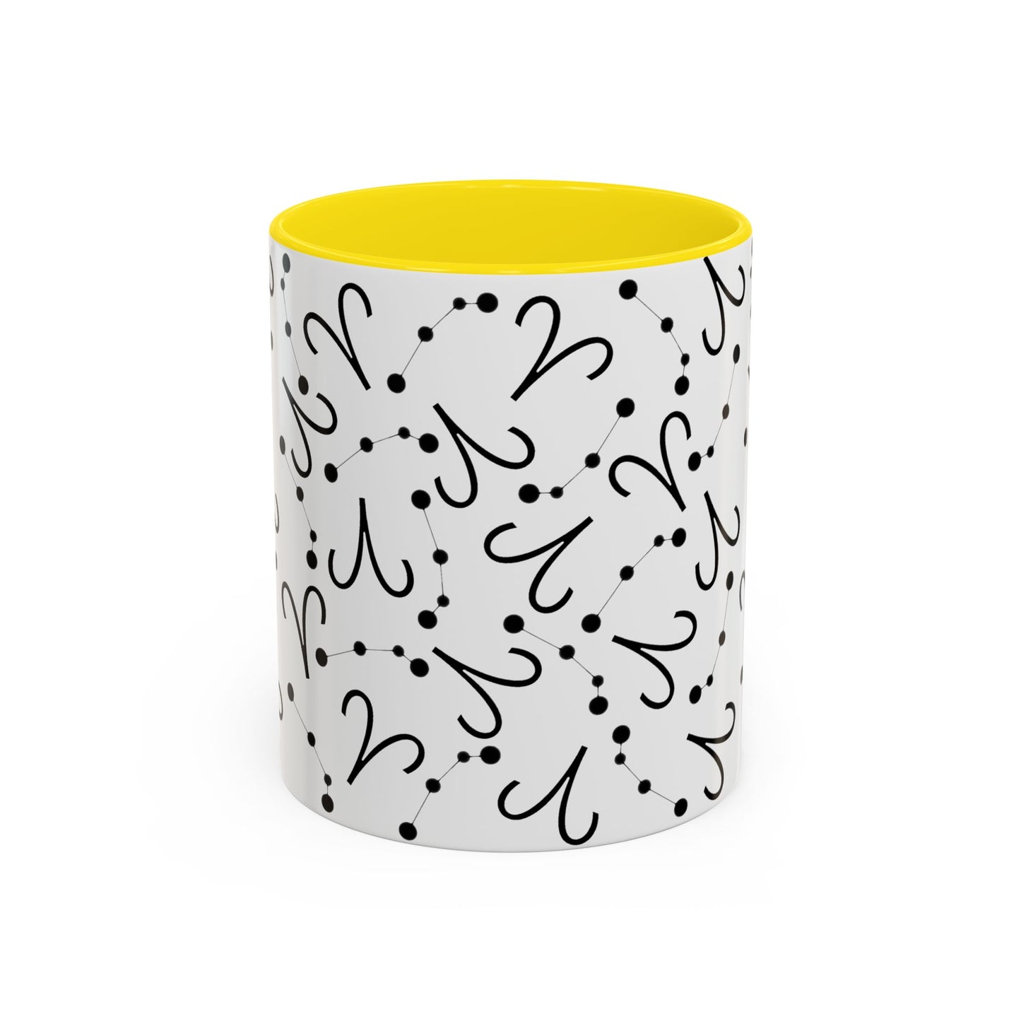 Accent Coffee Mug with the Aries sign (11, 15oz)