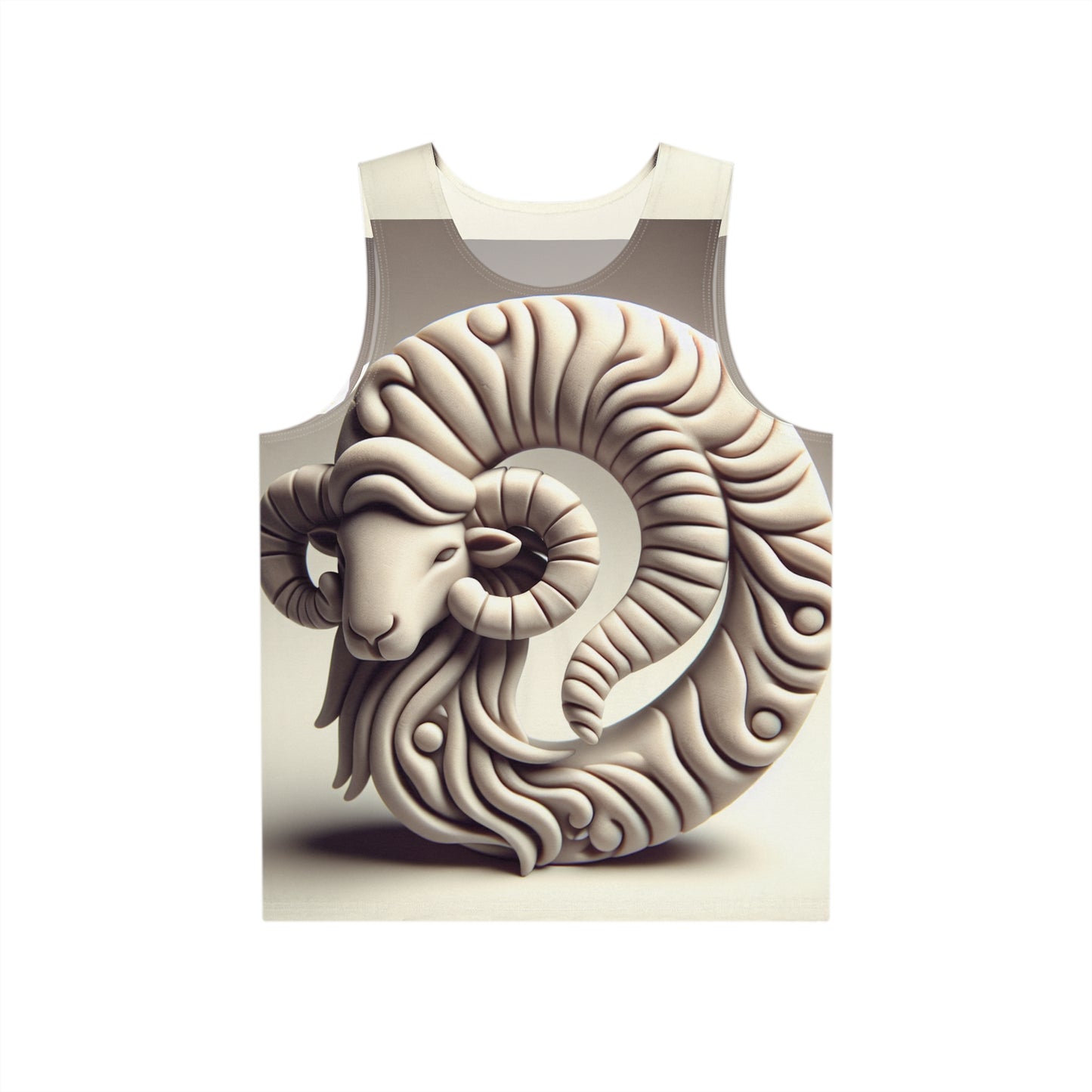 Men's Tank (AOP), Regular fit, Stone Aries Zodiac Design