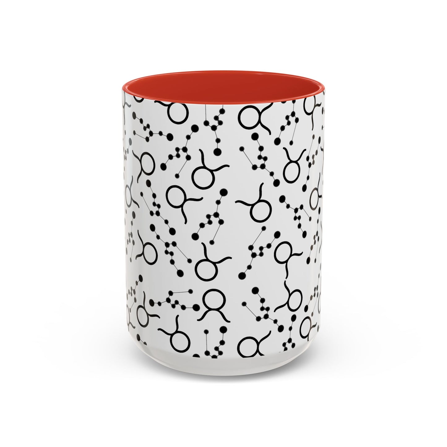 Accent Coffee Mug with the Taurus Zodiac sign (11, 15oz)