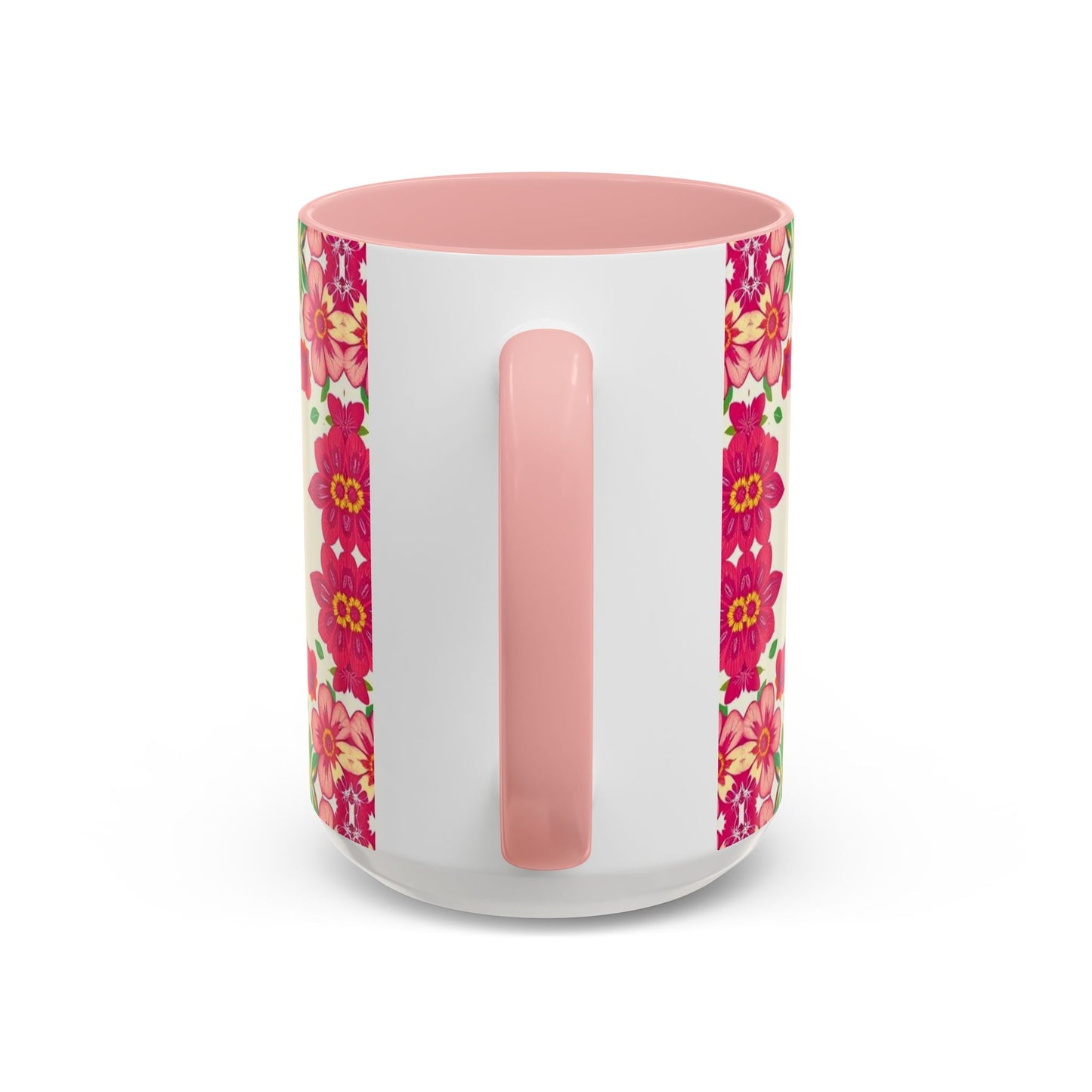 Accent Coffee Mug, Capricorn, Zodiac v2, Flower Pattern, (11, 15oz)