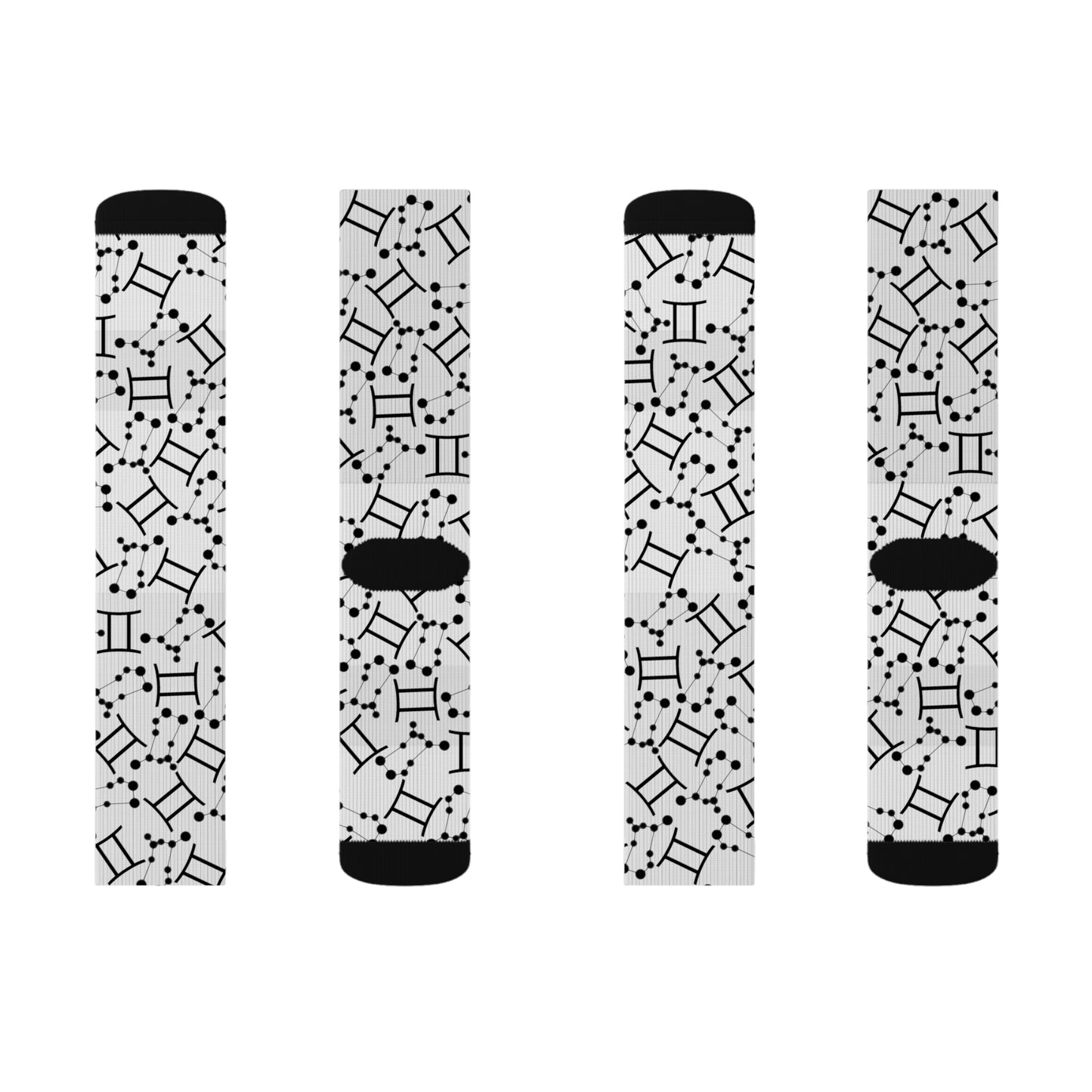 Zodiac Sublimation Socks Gemini Zodiac sign
