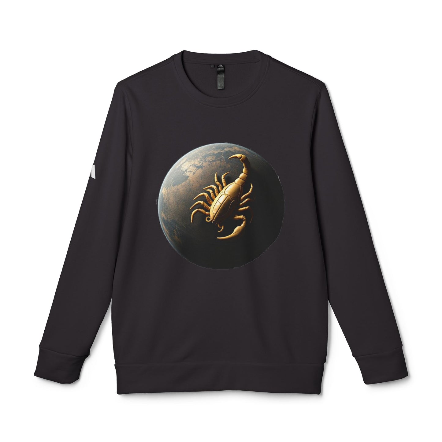 Adidas, Unisex Fleece Crewneck Sweatshirt, Scorpio, Planet Animal, Zodiac