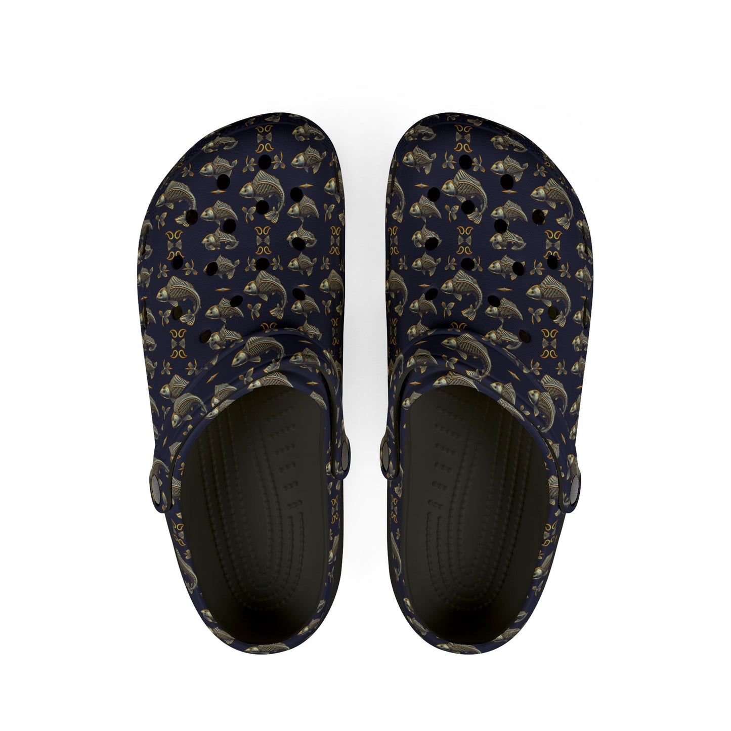 EVA Foam Rubber Shoes, (AOP), Pisces, Zodiac, Pattern