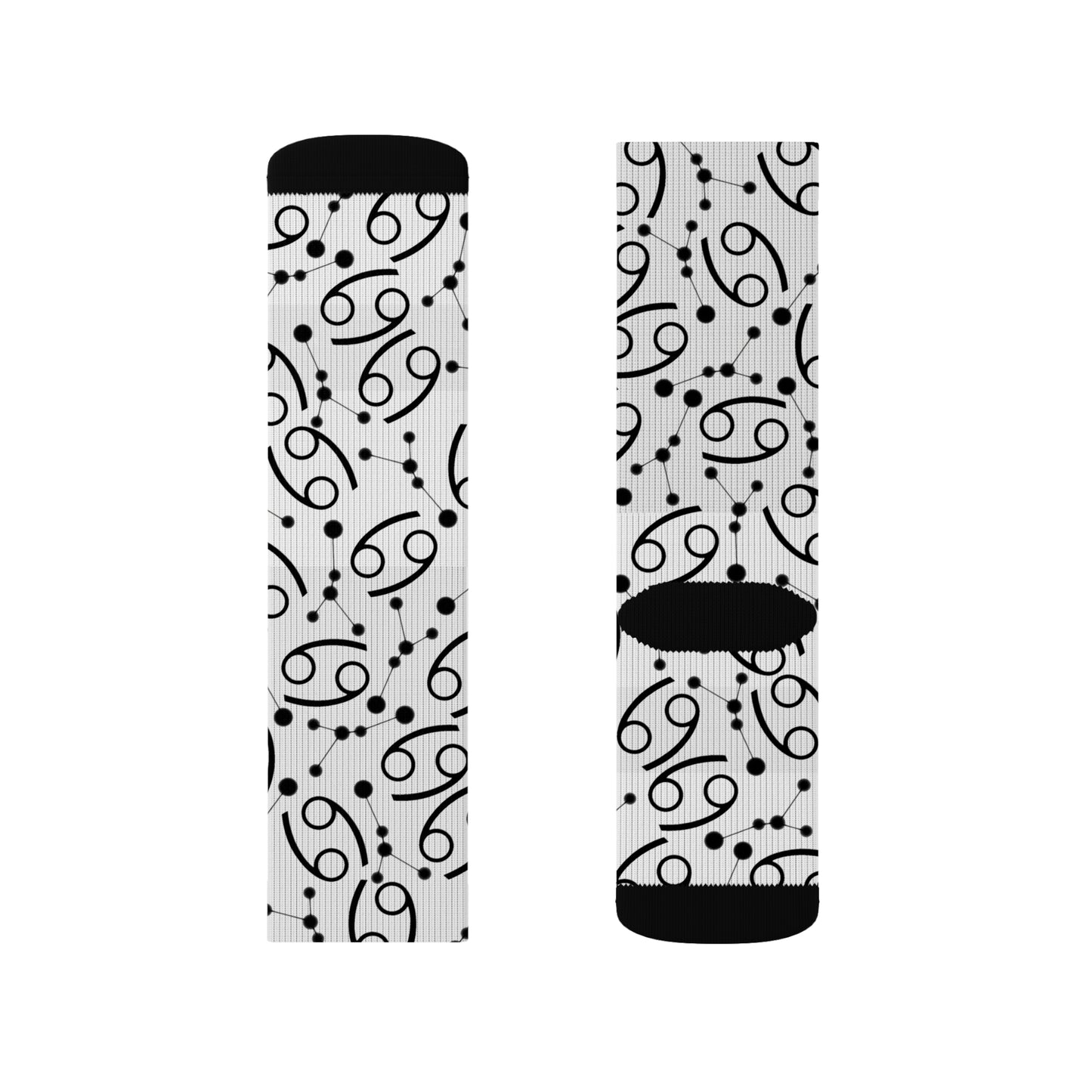 Zodiac Sublimation Socks Cancer Zodiac sign