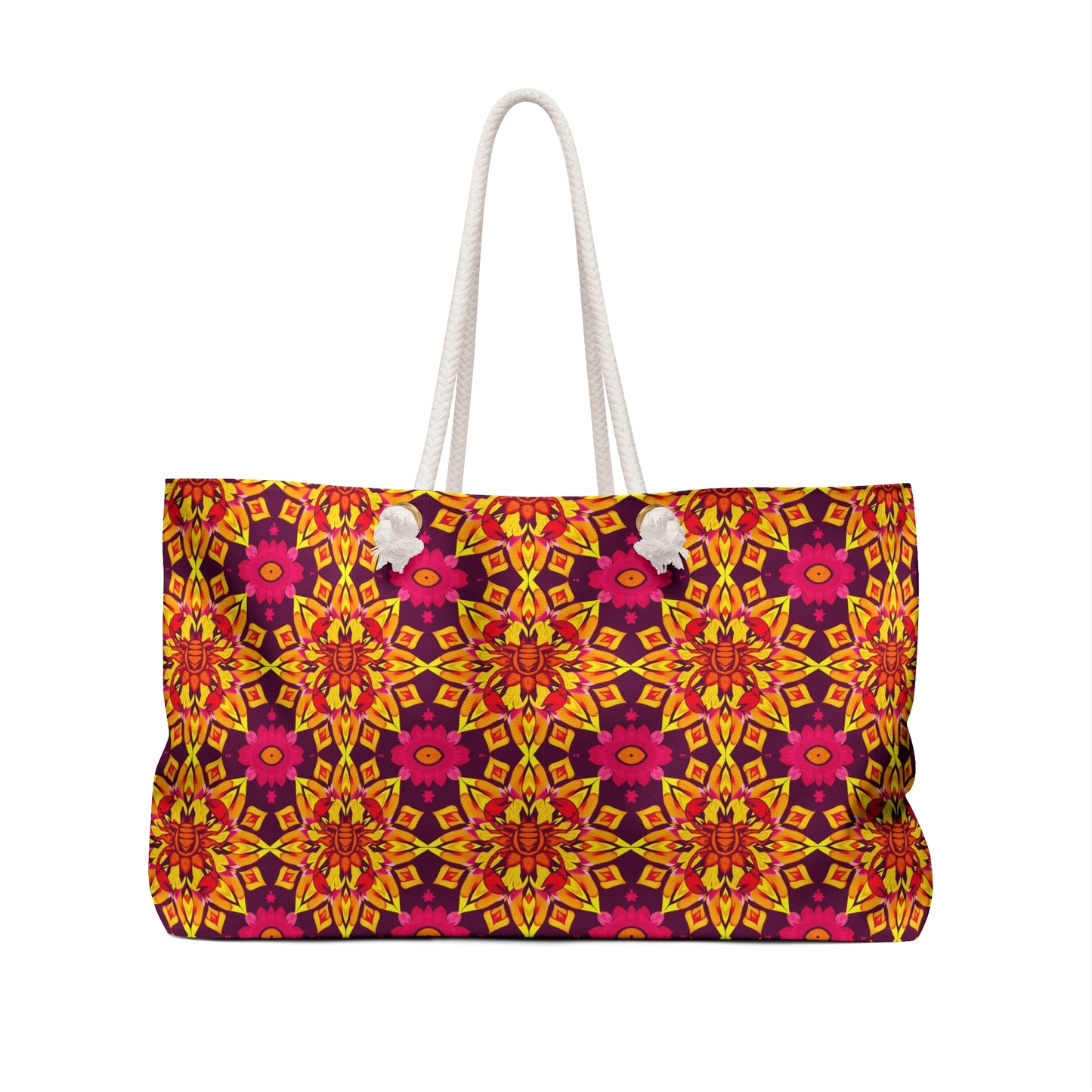 Weekender Bag, Scorpio, Zodiac v1, Flower Pattern