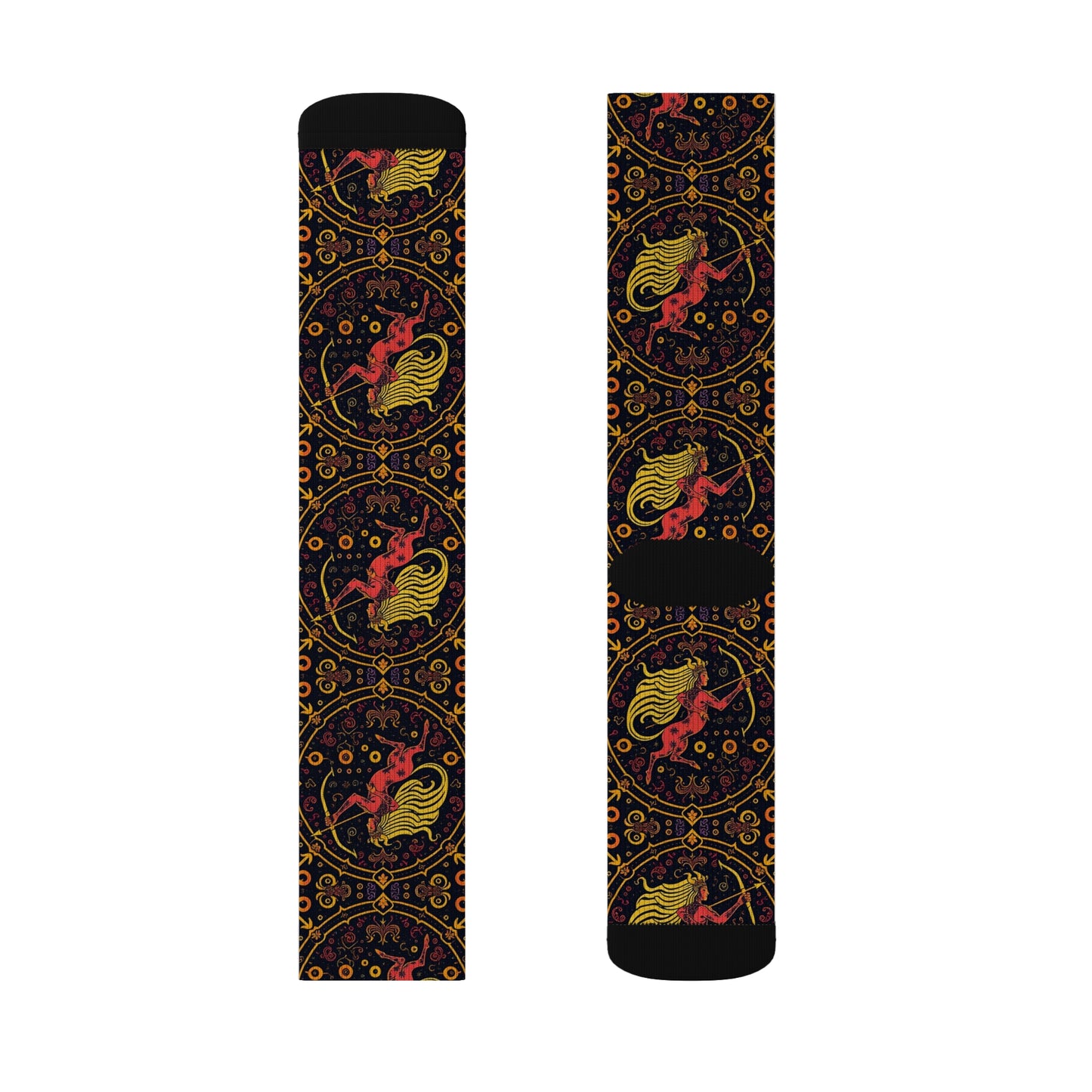 Sublimation Socks, Sagittarius, Zodiac v3, Pattern