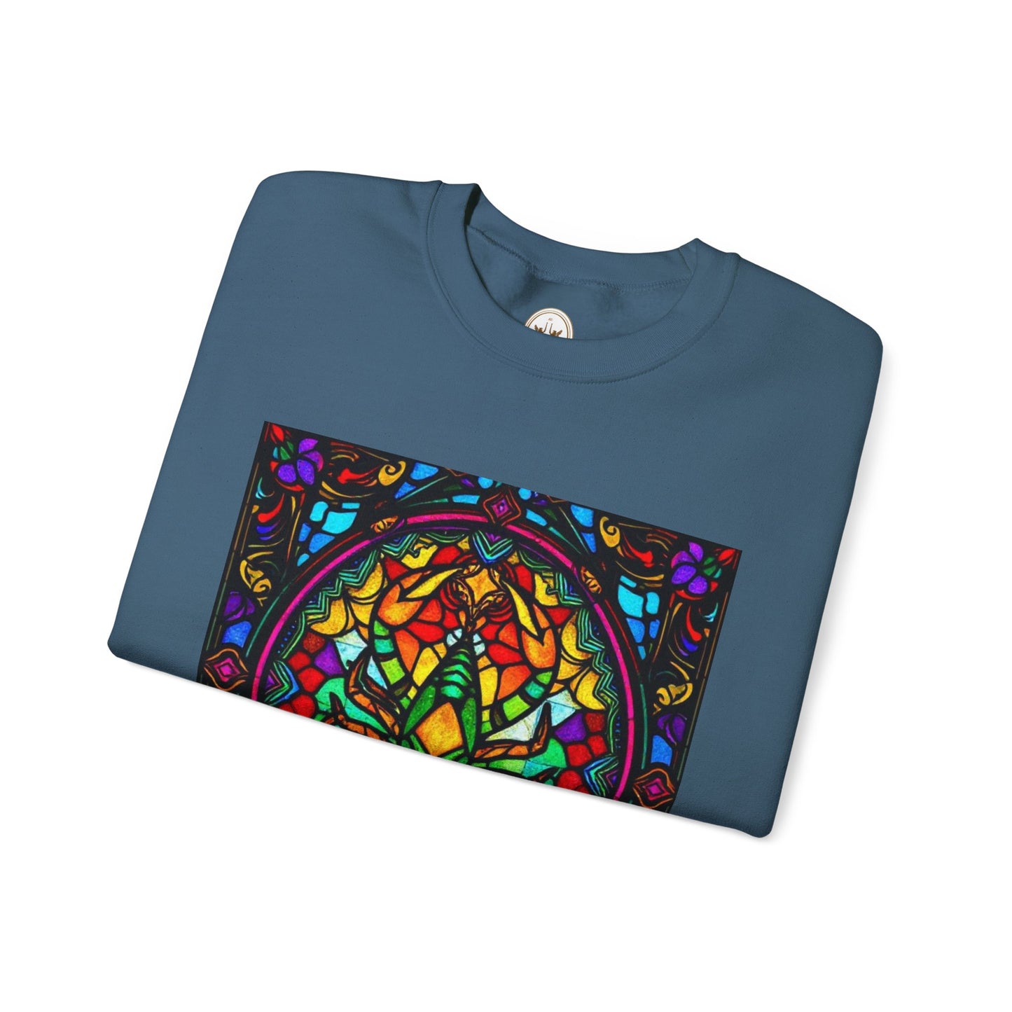 Unisex Heavy Blend™ Crewneck Sweatshirt, Glass 1, Scorpio Zodiac Design