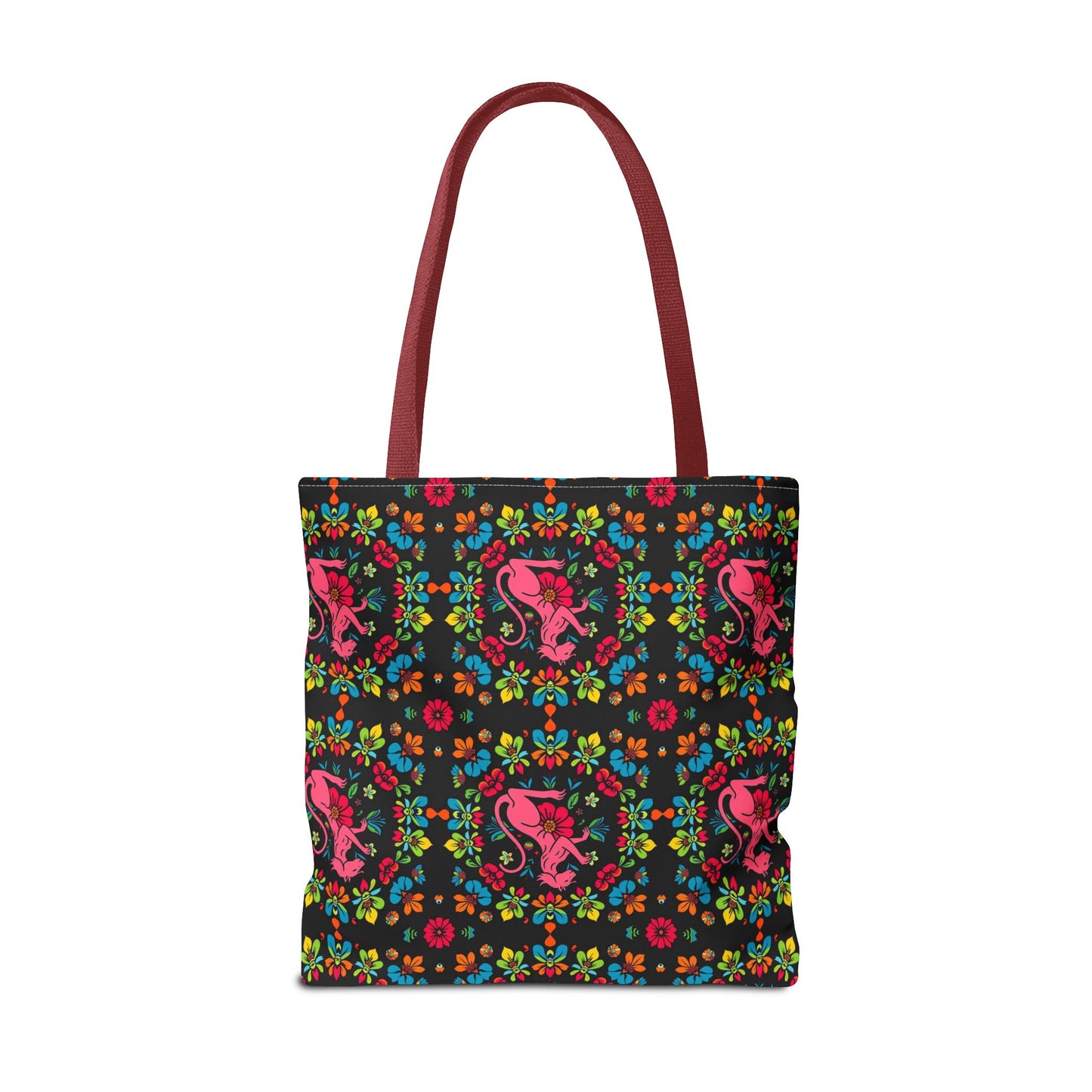 Tote Bag, (AOP), Virgo, Zodiac v6, Flower Pattern
