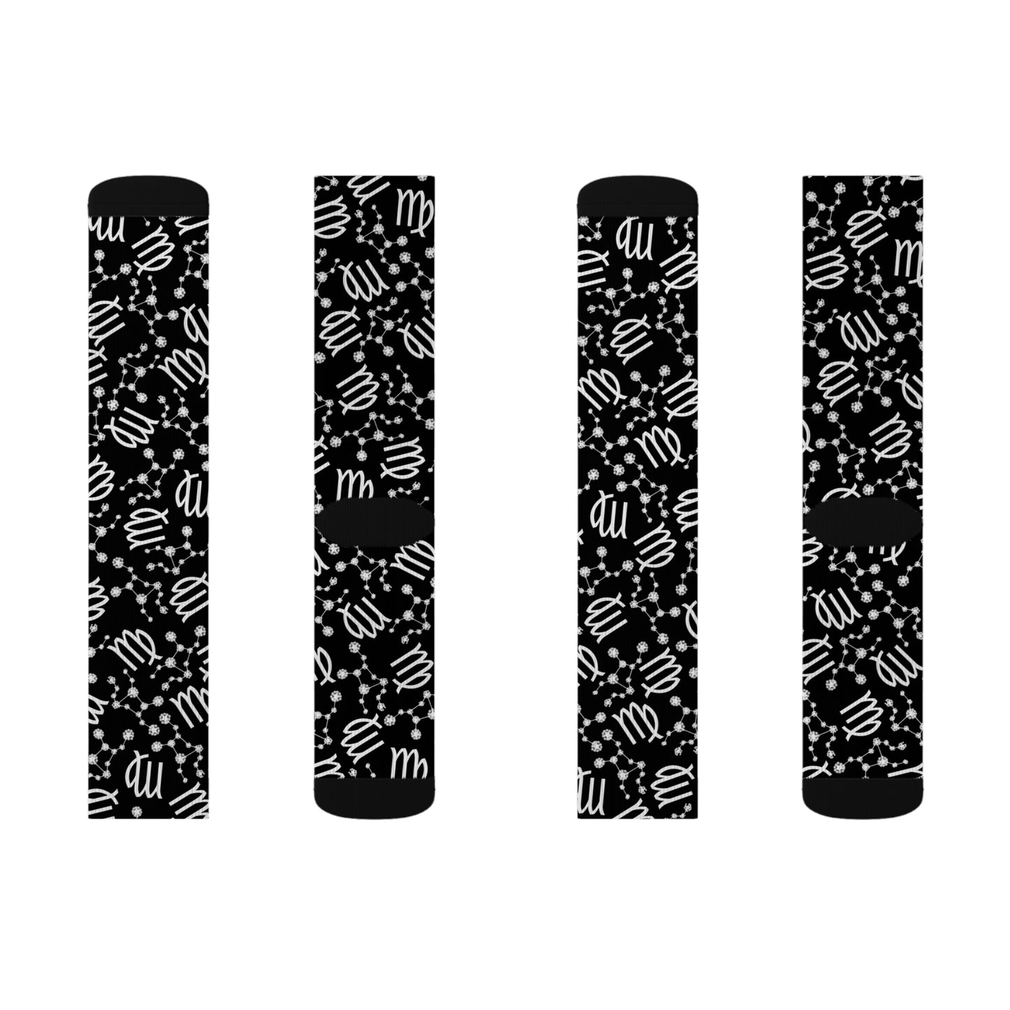 Zodiac Sublimation Socks Virgo Zodiac sign