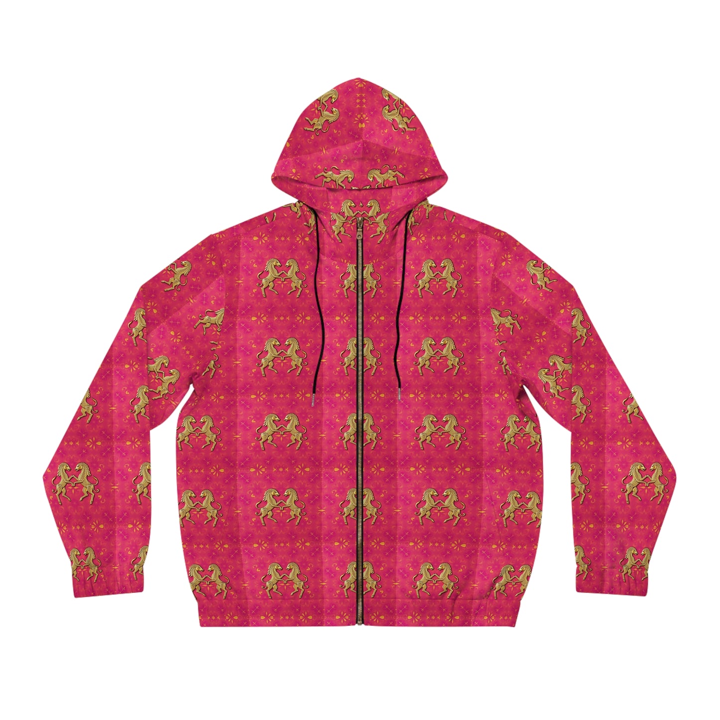 Full-Zip Hoodie (AOP), Gemini, Zodiac v3, Pattern