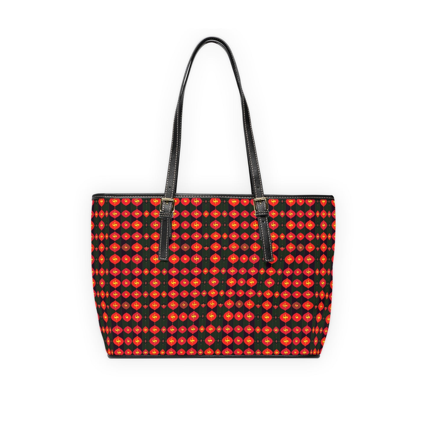 Leather Shoulder Bag, Sagittarius, Zodiac v4, Shapes Pattern
