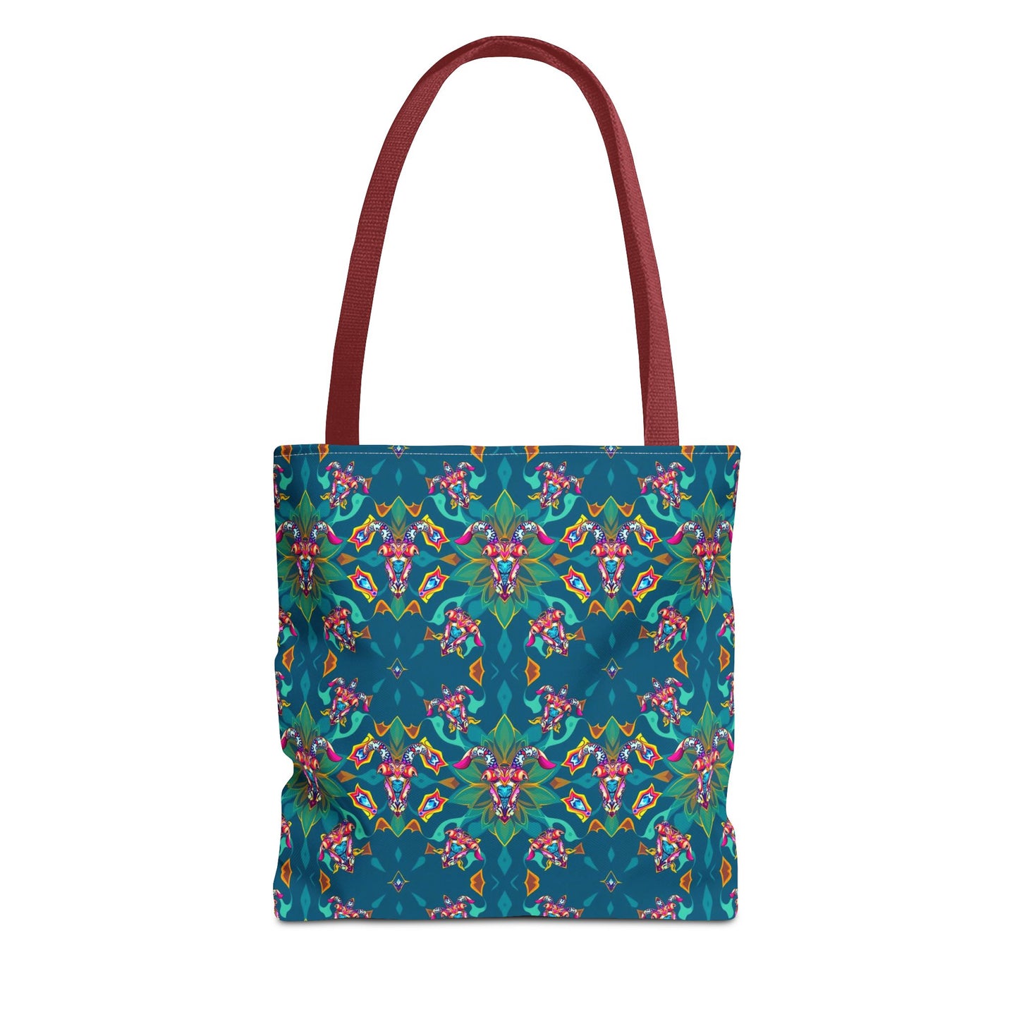 Tote Bag (AOP), Taurus, Zodiac v1, Jewel Pattern