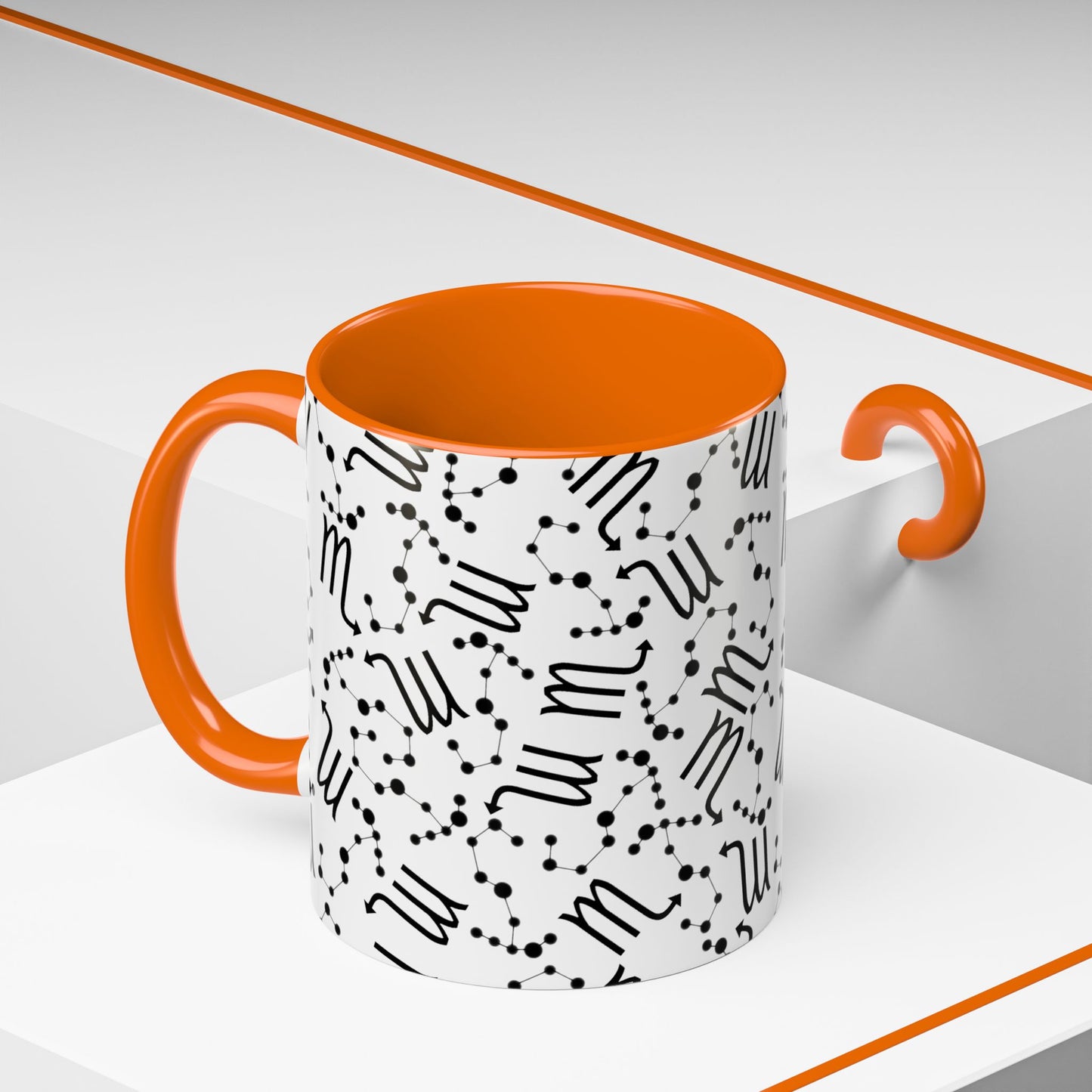 Accent Coffee Mug with the Scorpio sign (11, 15oz)