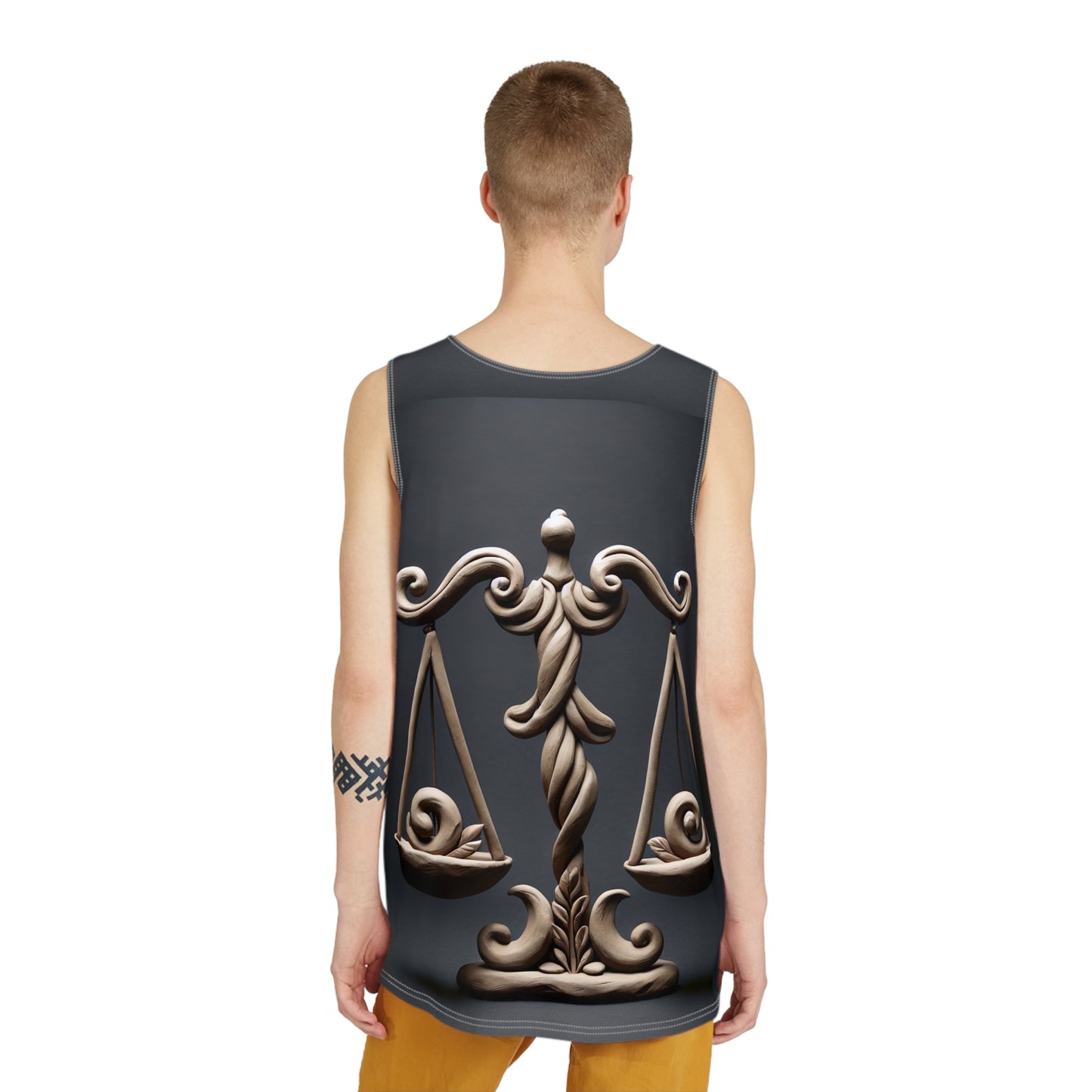 Men's Tank (AOP), Regular fit, Libra Zodiac Sign