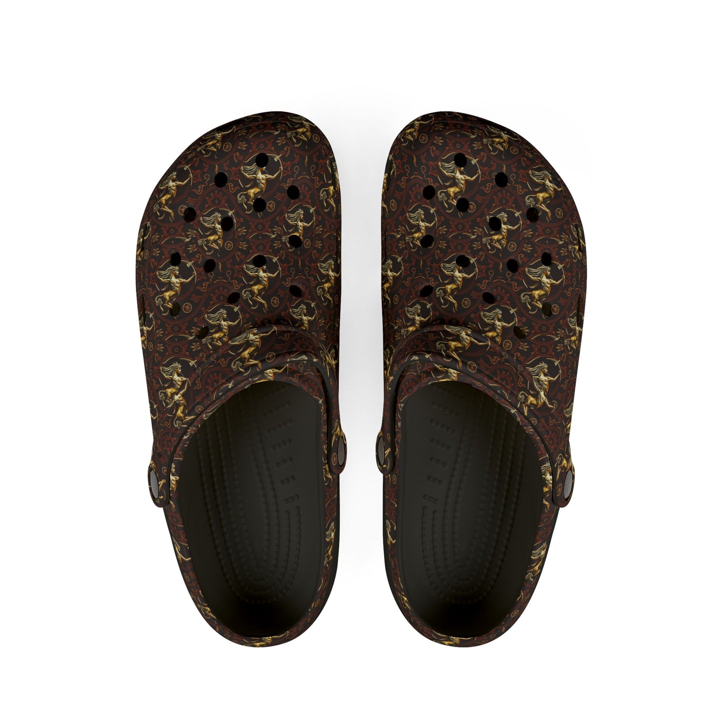 EVA Foam Rubber Shoes, (AOP), Sagittarius, Zodiac, Pattern