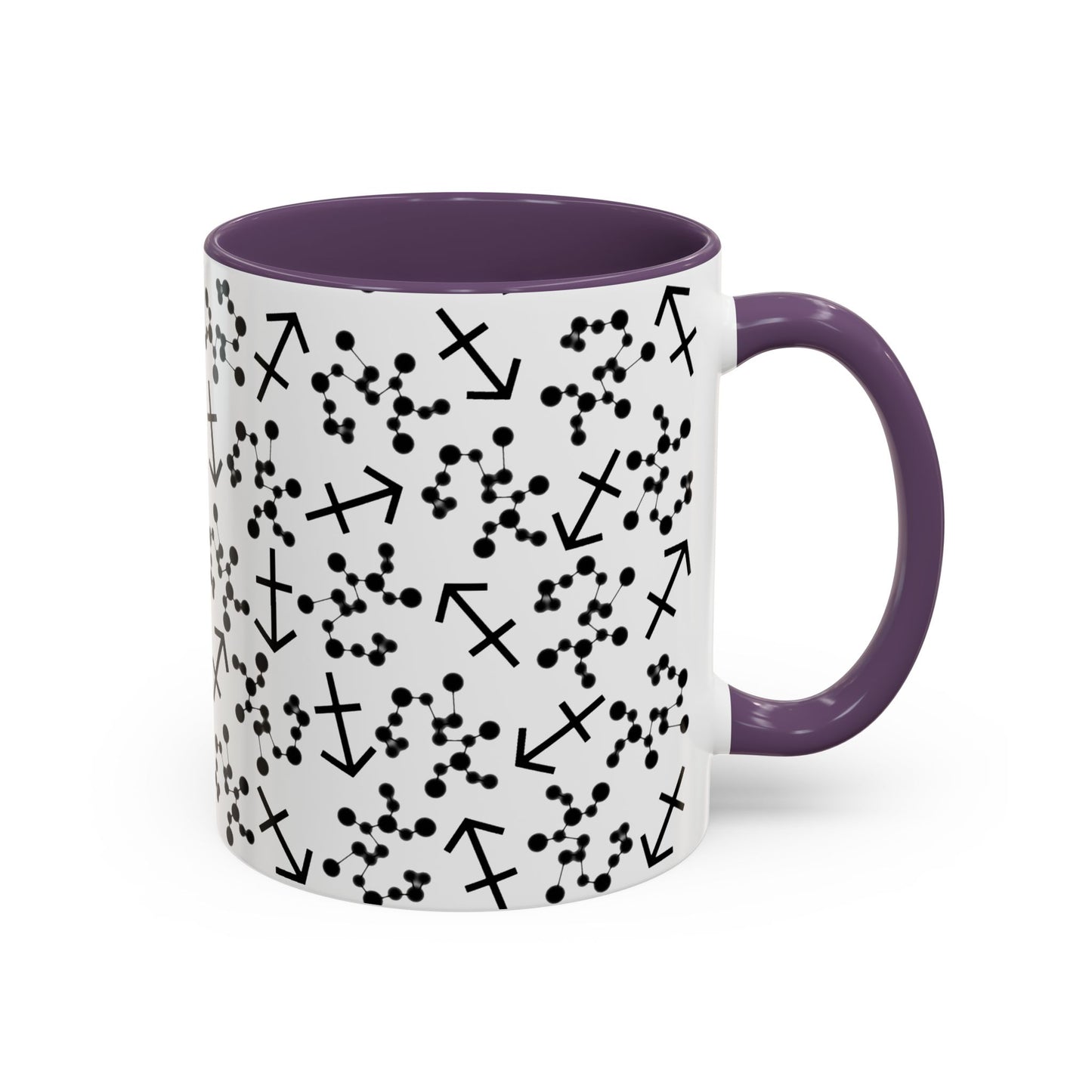 Accent Coffee Mug with the Sagittarius sign (11, 15oz)