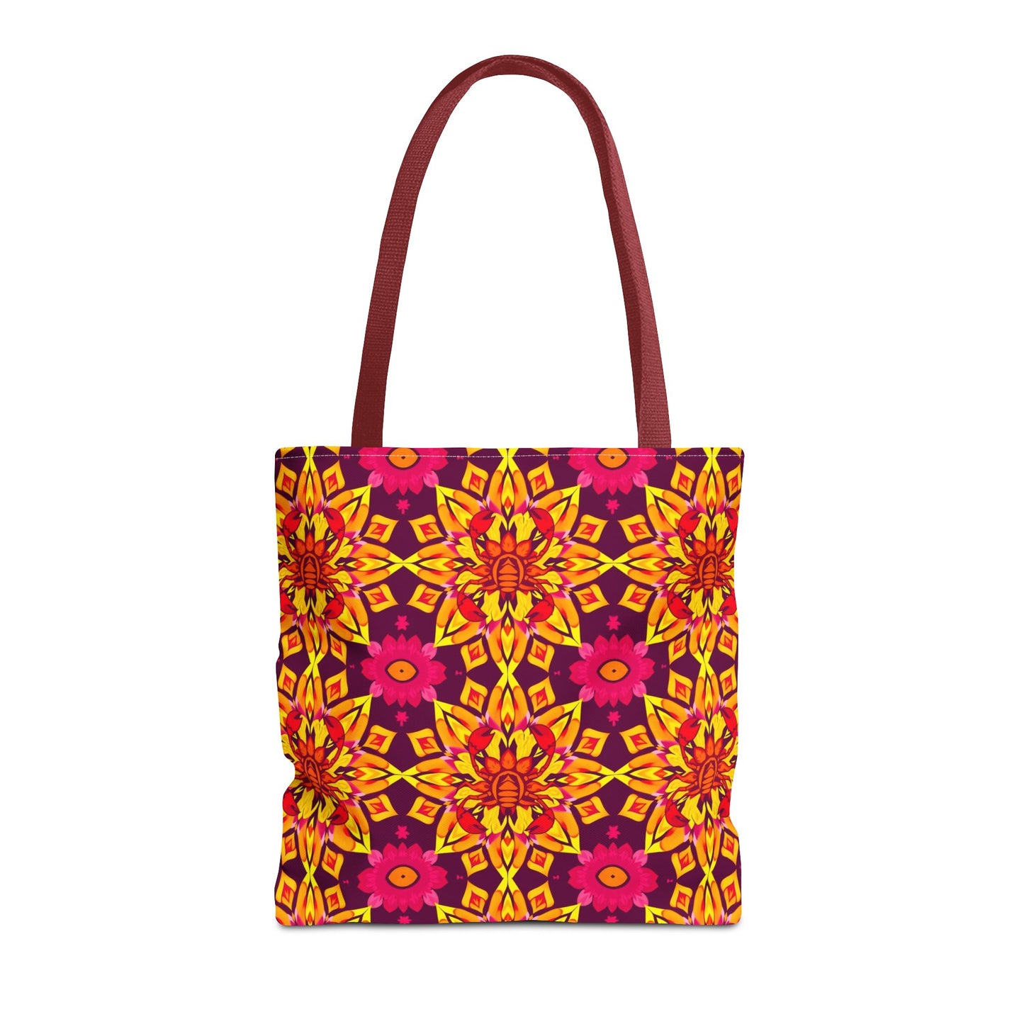 Tote Bag (AOP), Scorpio, Zodiac, Flower Pattern