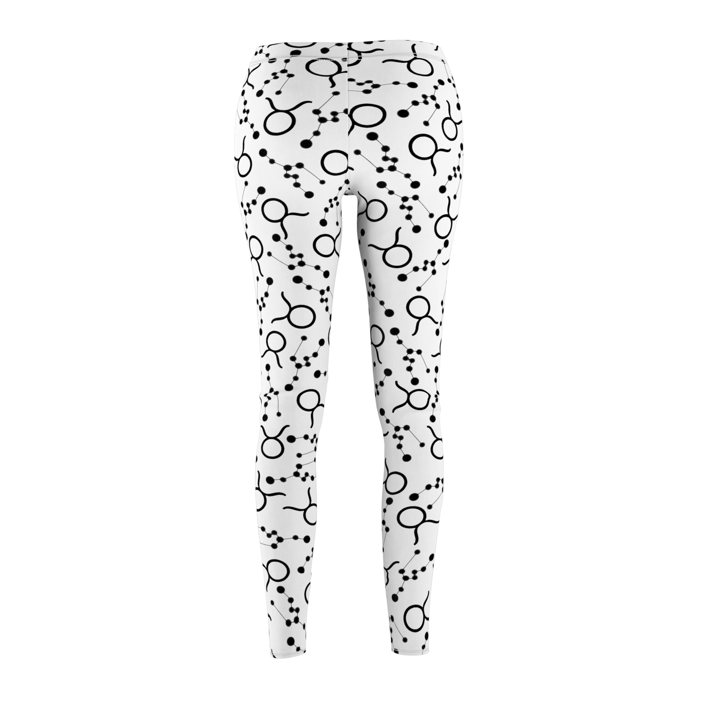Women's Zodiac Cut & Sew Casual Leggings Taurus Zodiac sign